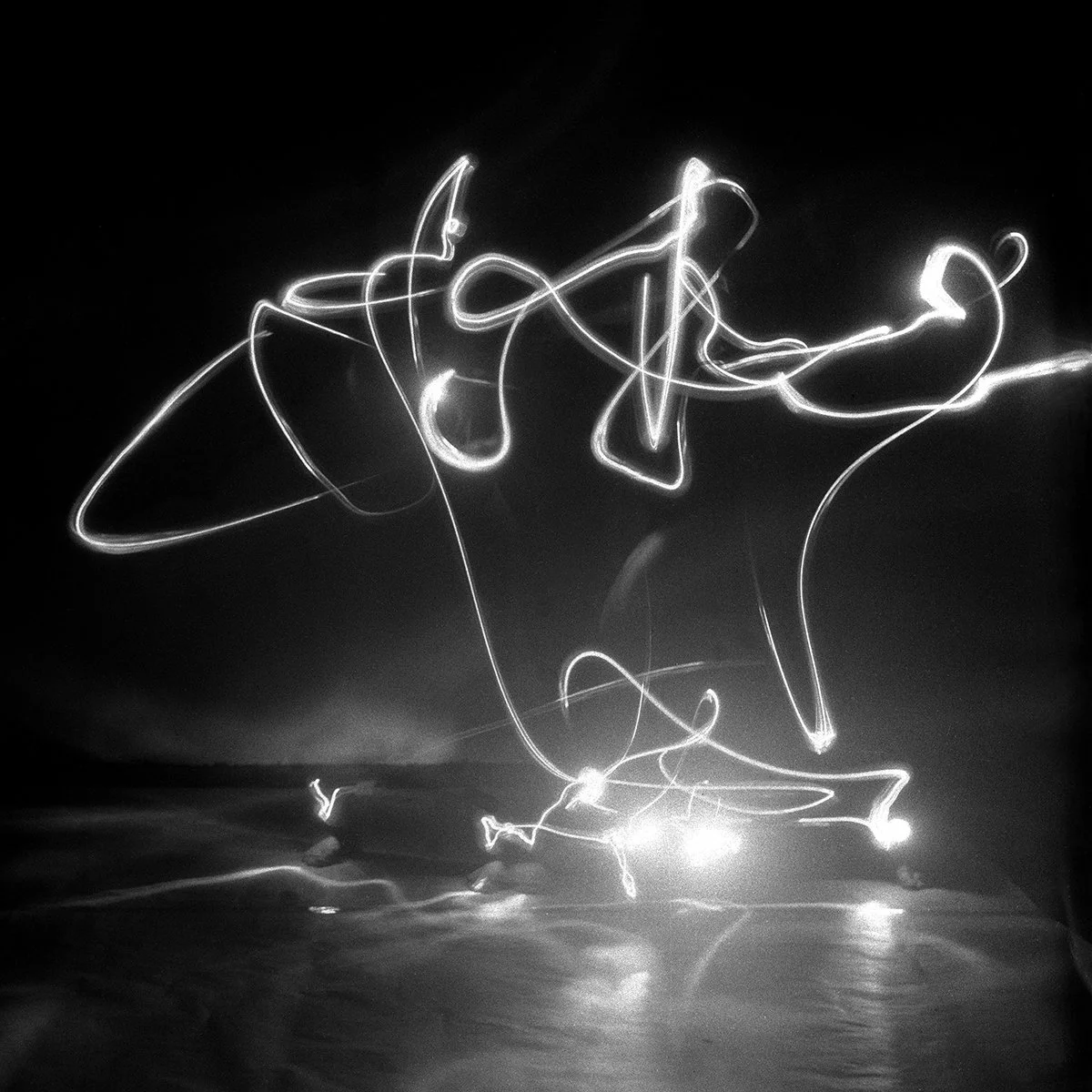 Pavel korbicka Altiba9 Gallery light art neon installation artwork  07-1996-Korbicka-Dance_caligraphy(B107).jpg
