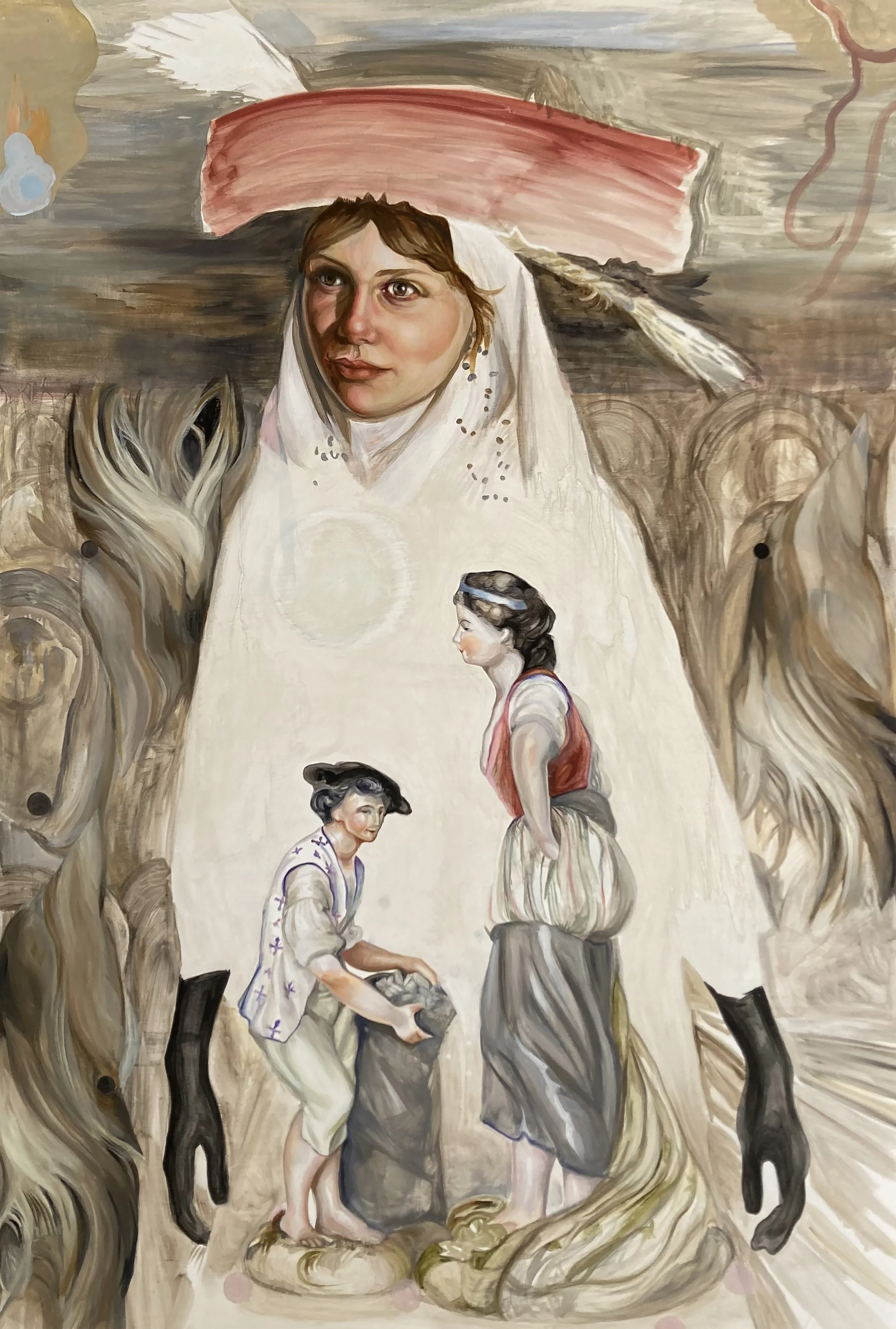 Delphine_Armilles_Al-Tiba9_Gallery_Récolte_oil_on_paper.jpg