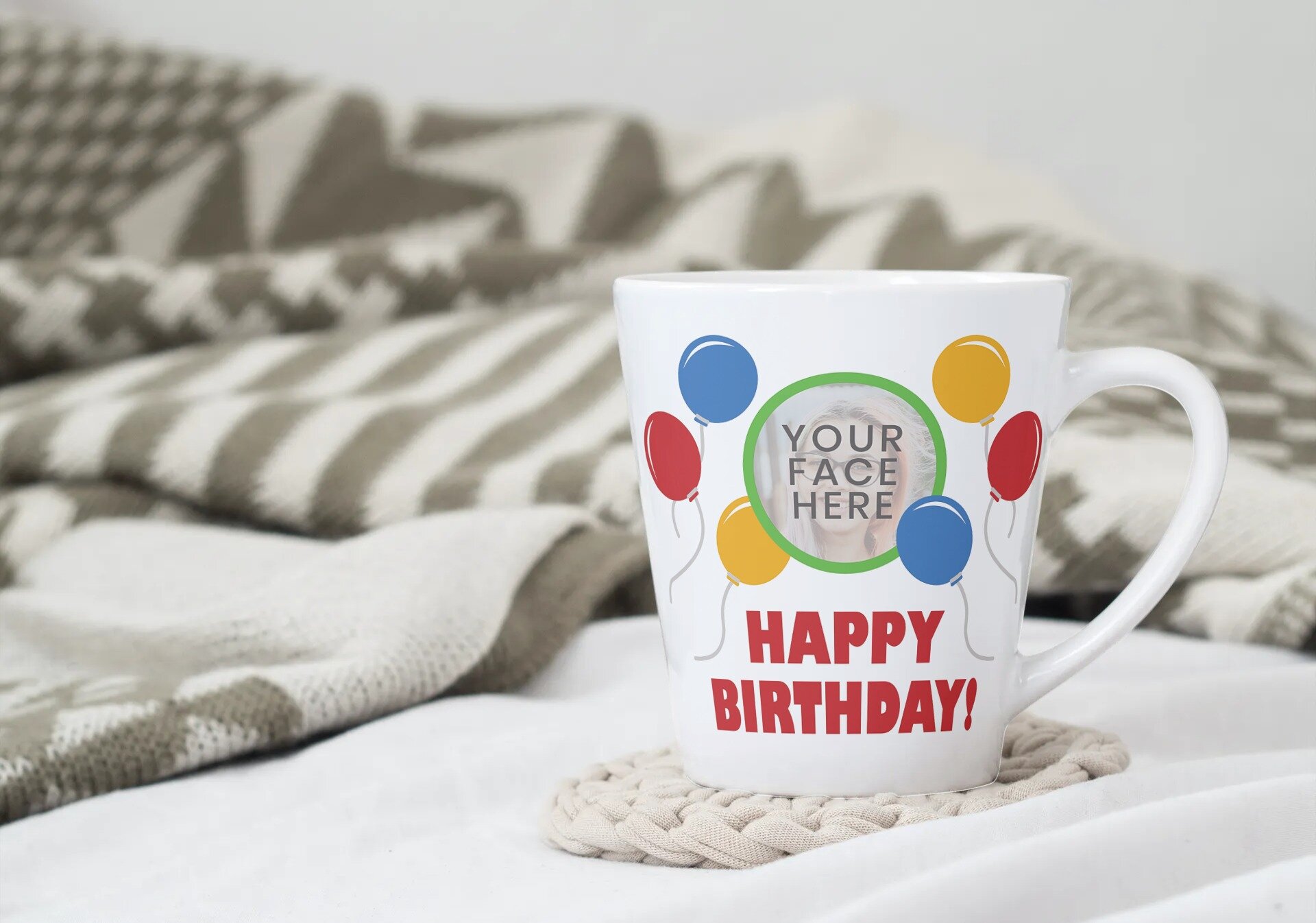 Happy Birthday! Mug Template (11oz Latte)