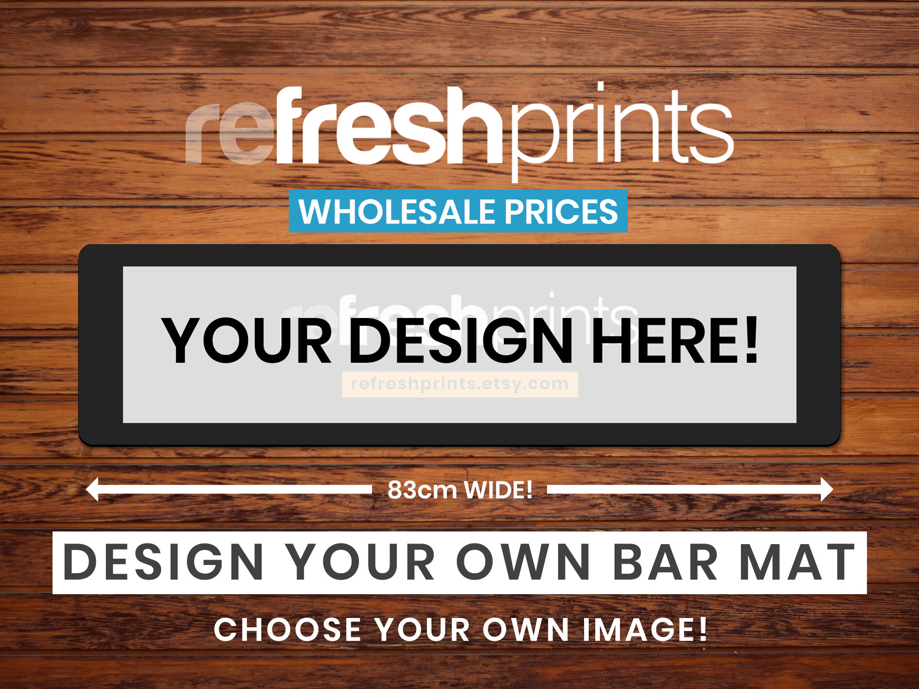 Branded Bar Runner (Borderless)