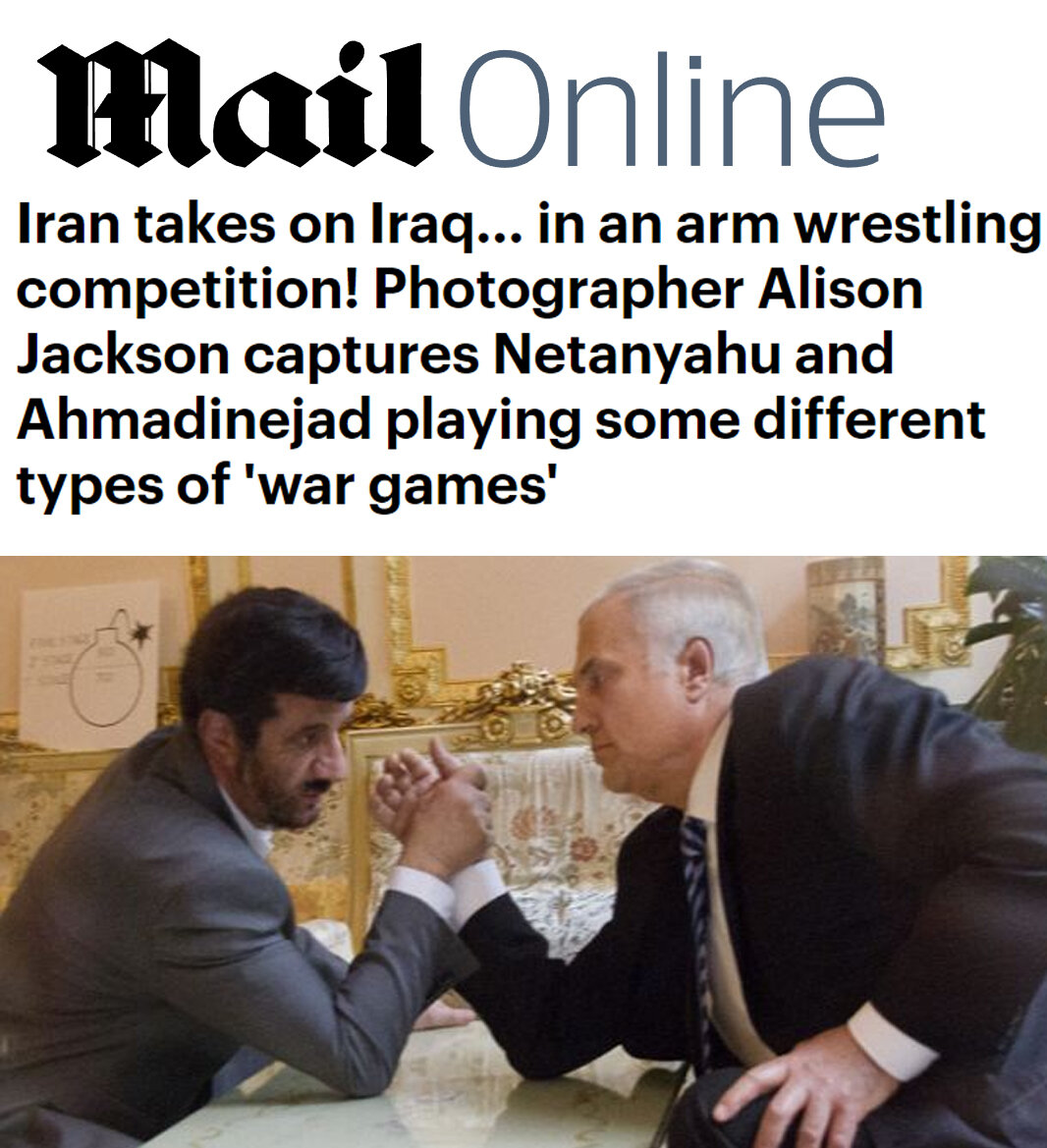 Mail Online Netanyahu Ahmadinejad Iraq.jpg