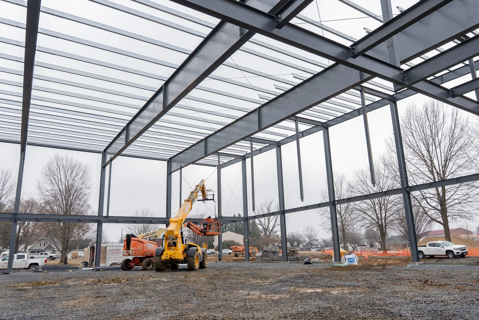 Steel Beams for new Wellness Center in Bridgewater Virginia