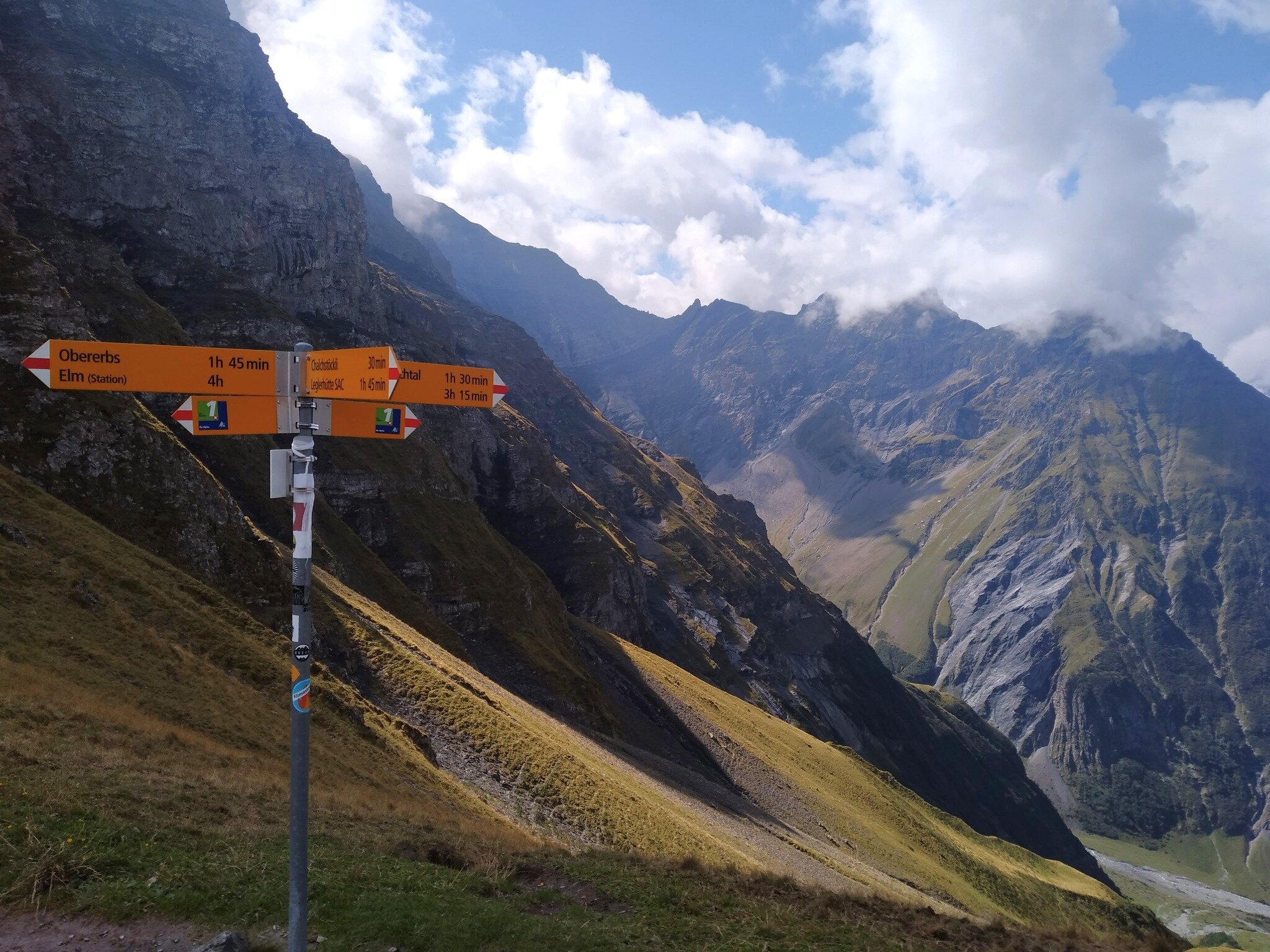 A few snaps from one of our research trips on the Swiss Via Alpina between Sargans and Linthal last summer, on the eastern section of the trail. This stretch of the route is not as busy as the famous Bernese Oberland area further west, so we mostly s