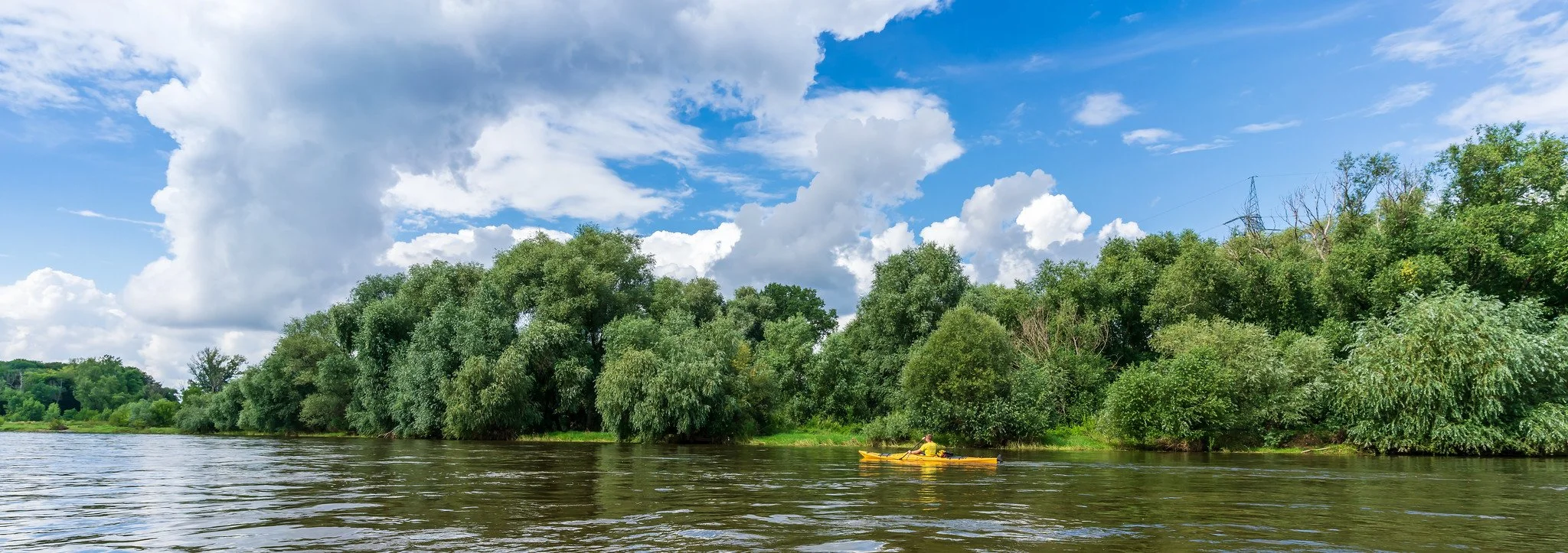 Kajaktour auf der Elbe