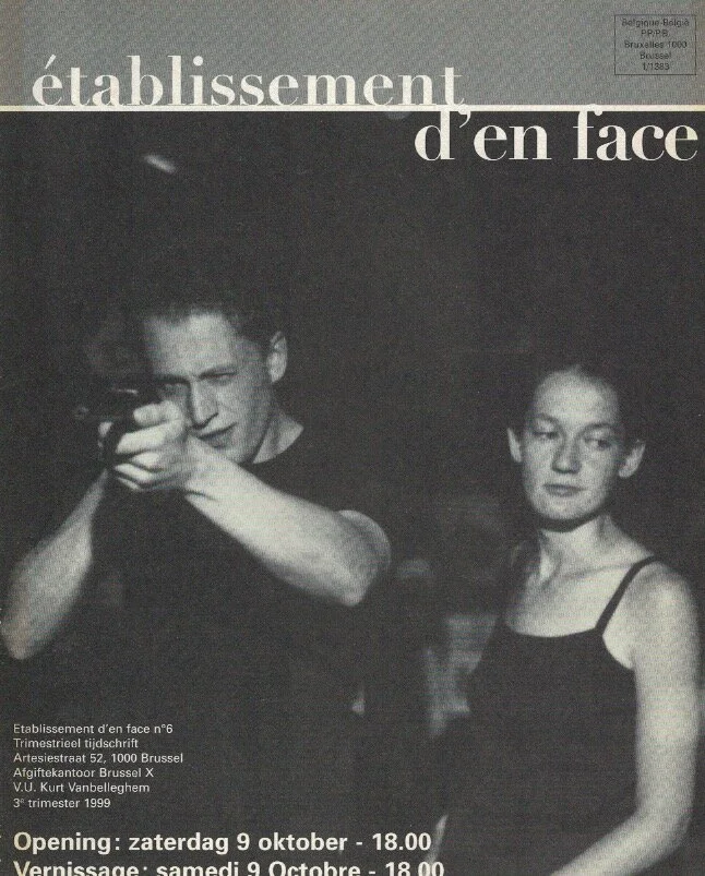 Invitation booklet to the solo presentation of Koenraad Dedobbeleer.