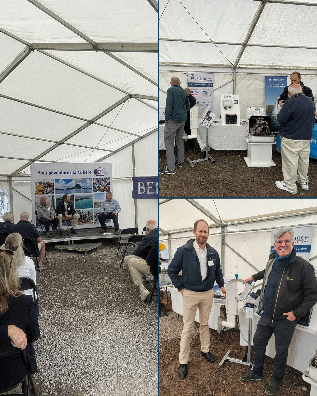 @arc_rally Bluewater Day at Berthon Lymington with World Cruising Club ⛵

Choosing for Cruising &mdash; Equipment, followed by a Q&amp;A on system planning ahead of a bluewater season.

Two boats on site with Remoran Wave 3 hydrogenerators already fi