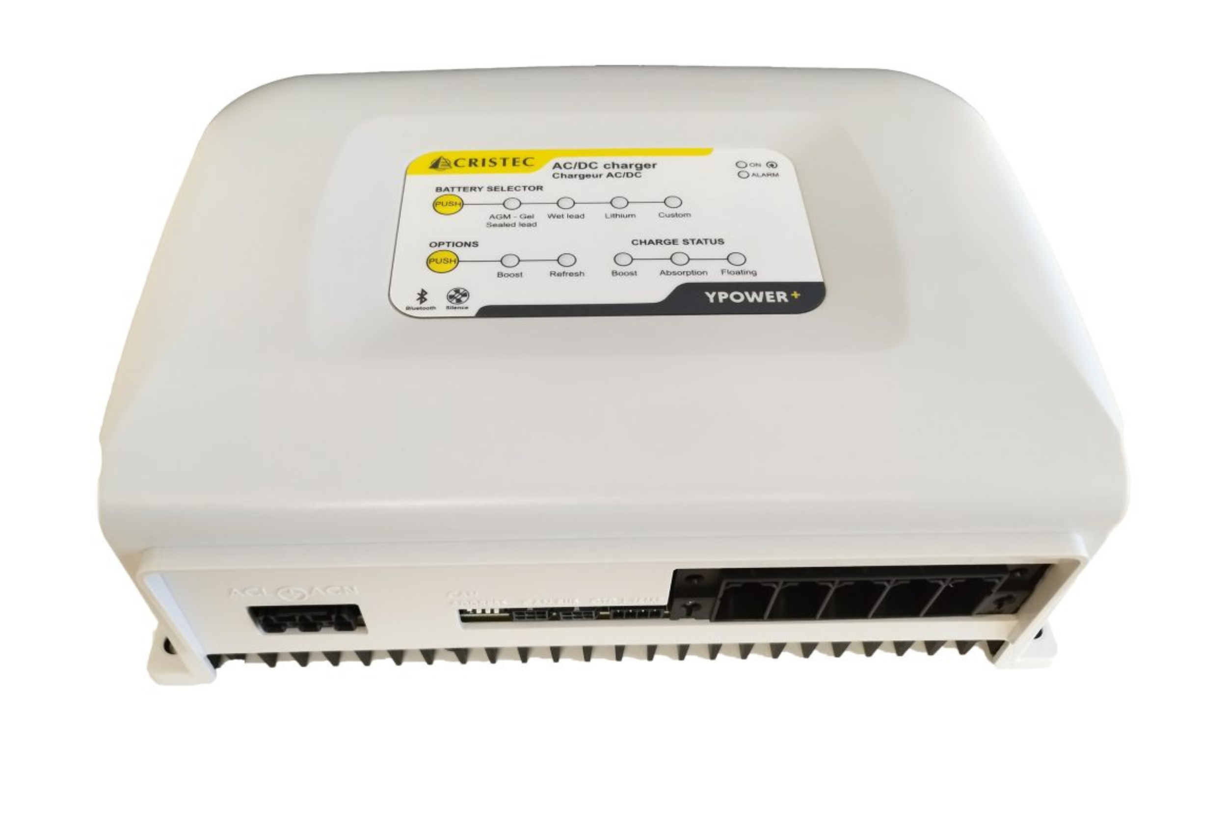 Cristec YPOWER+ 12-70 Battery Charger Side