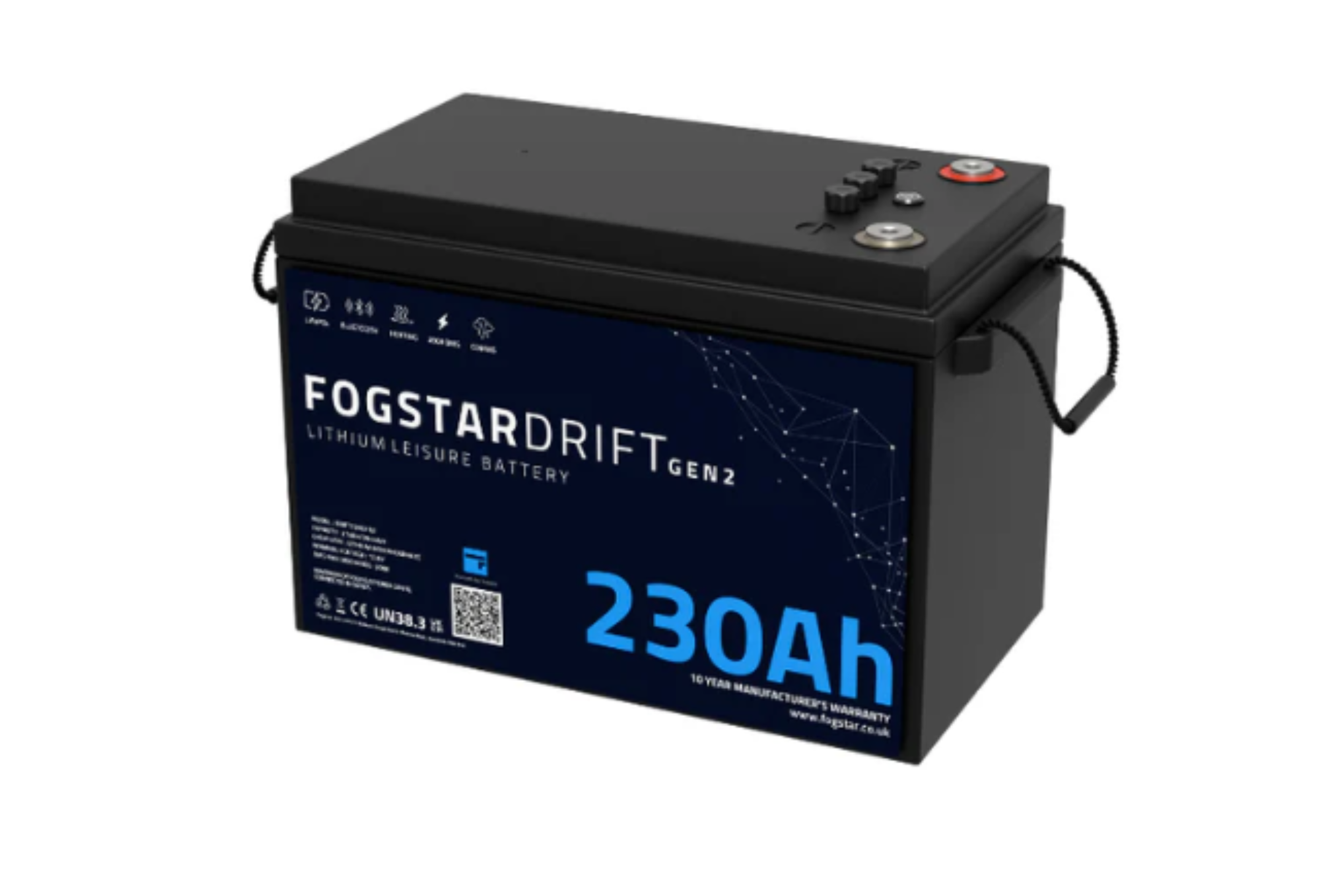 Fogstar Drift 12v 230Ah Gen 2 Lithium Marine Battery