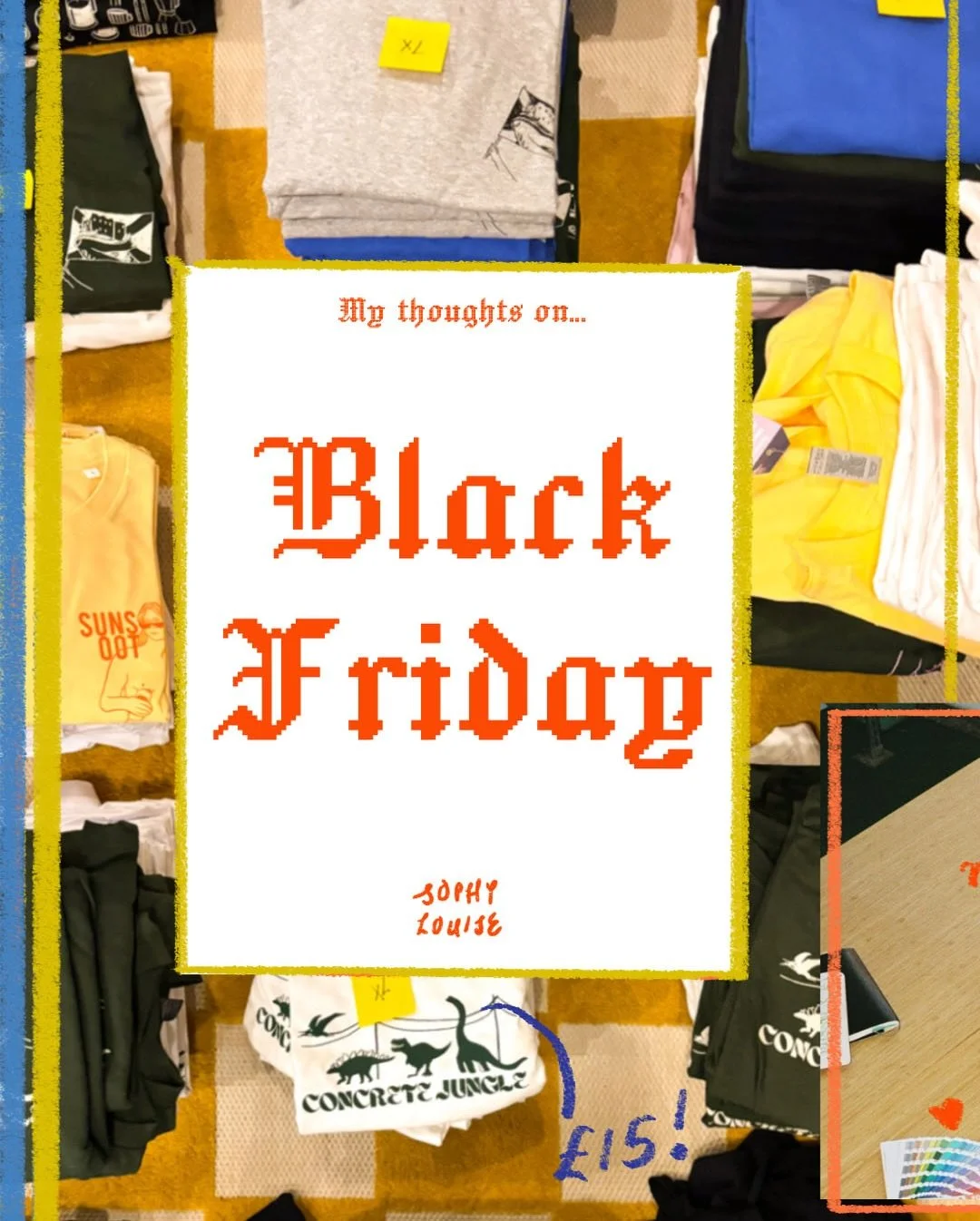 A lil thoughts dump before the big day!! Although it seems to have already started everywhere hahah, pls save some pennies for small businesses this Black Friday xoxo