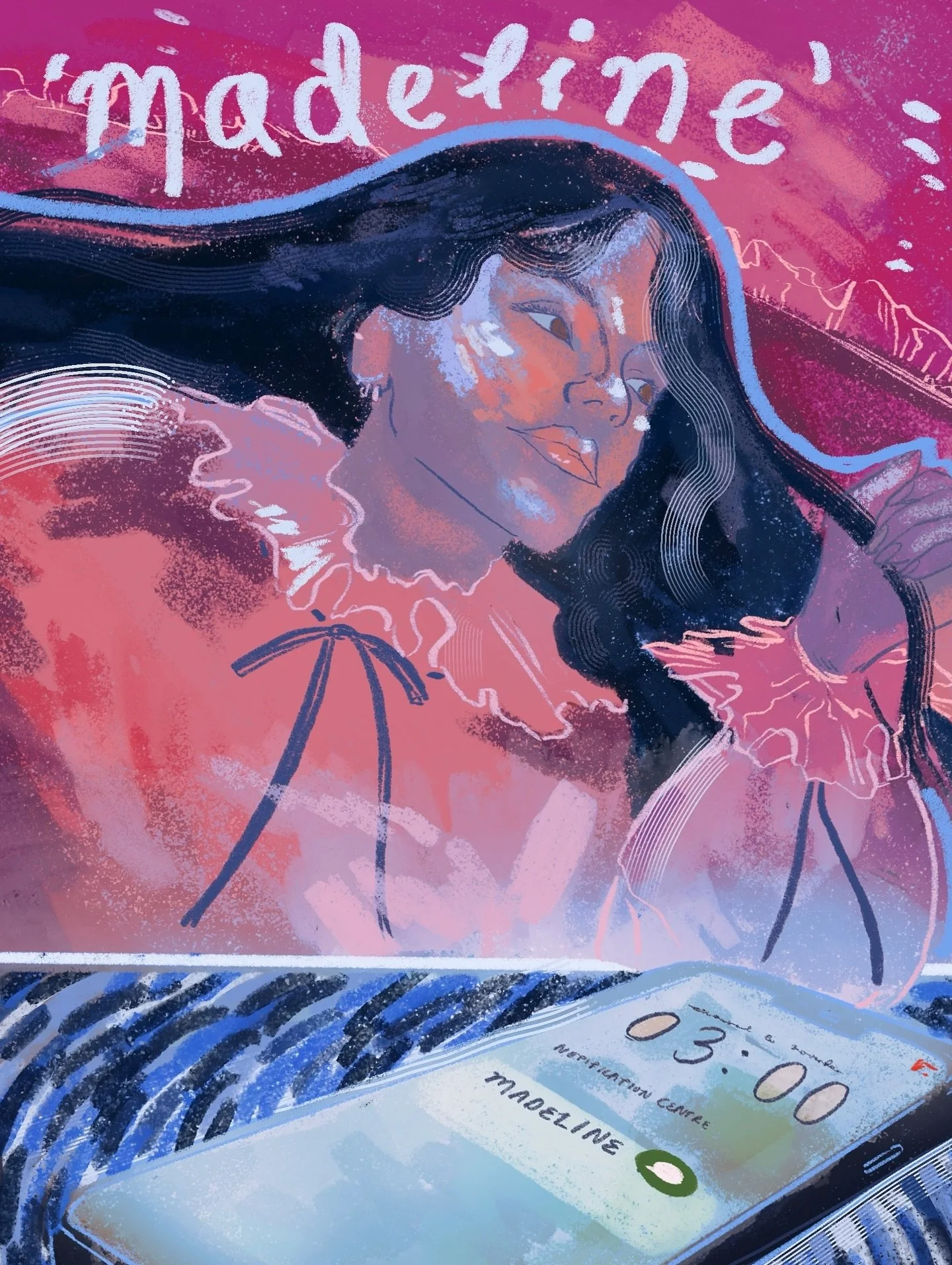 The &lsquo;love and light&rsquo; killed me off have to say. 
.
.
I realised I hadn&rsquo;t drawn without product planning in me head for FOREVER - hello Christmas rush I see you - so gonna try n make sure I do a lil monthly situ inspired by a song , 