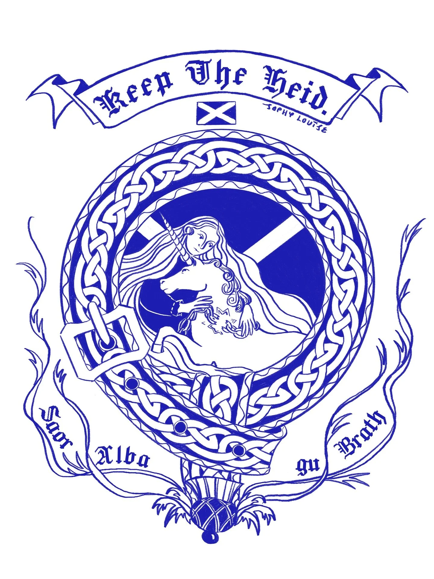 &lsquo; Keep the heid&rsquo;, stay the path , keep calm and steady in the face of adversity. Stay true to yourself and to ourselves - remain a place fueled by hope and by empathy - Saor Alba gu brath.

I&rsquo;ve always been proud as a Scot - and as 