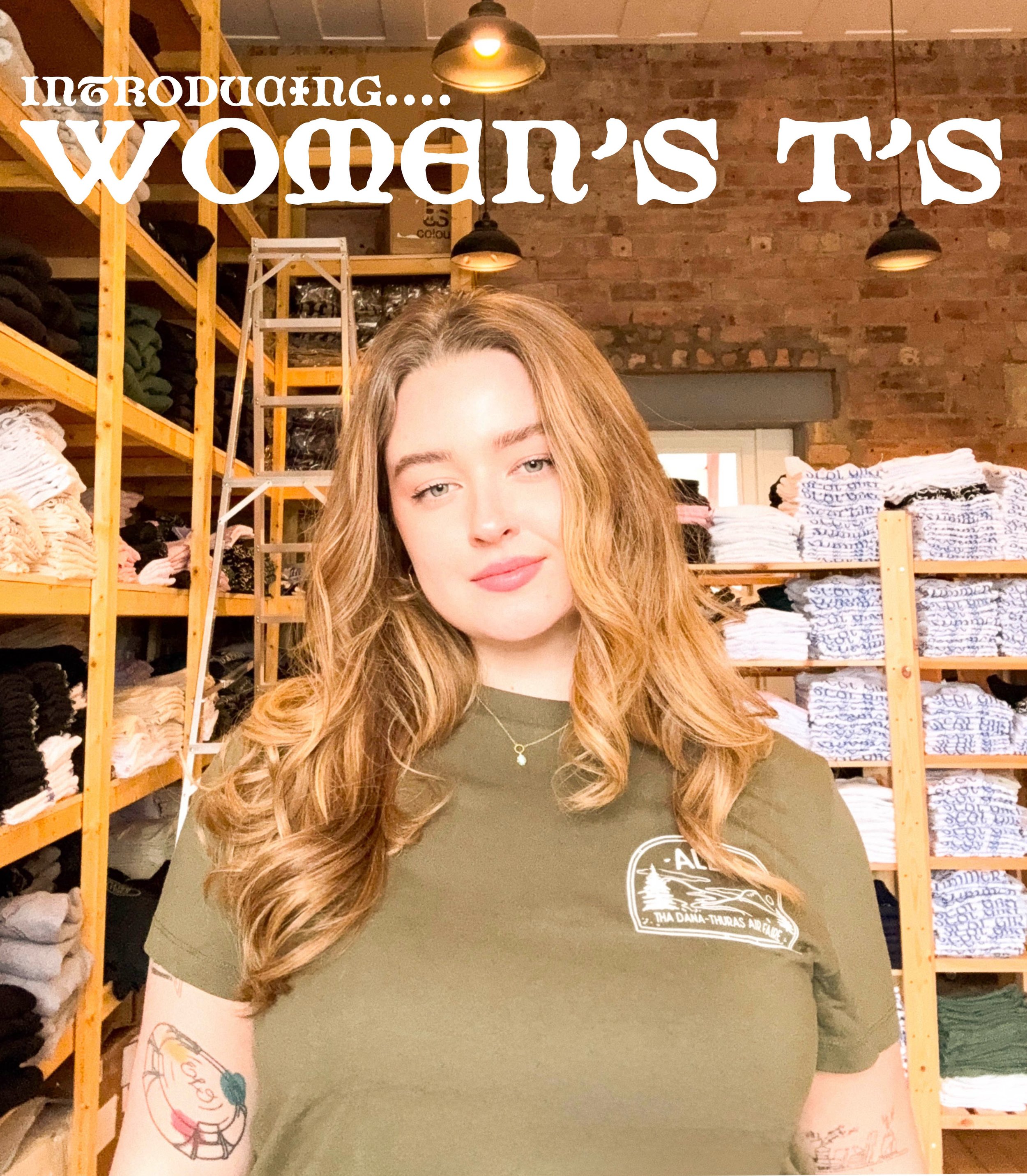 The girlies called for it, and I&rsquo;m more than happy to oblige 👯&zwj;♀️💅
.
I thought I&rsquo;d do a lil intro to our new women&rsquo;s tees, showing you guys the fit thanks to the lovely @sophieanncotton . These are shorter than the unisex vers