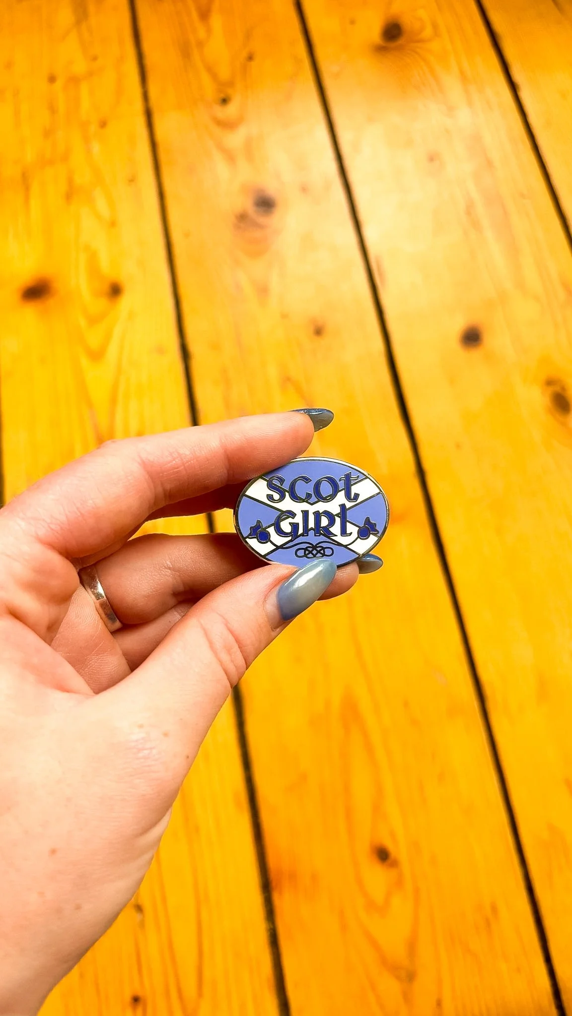 Scot Girl Pin