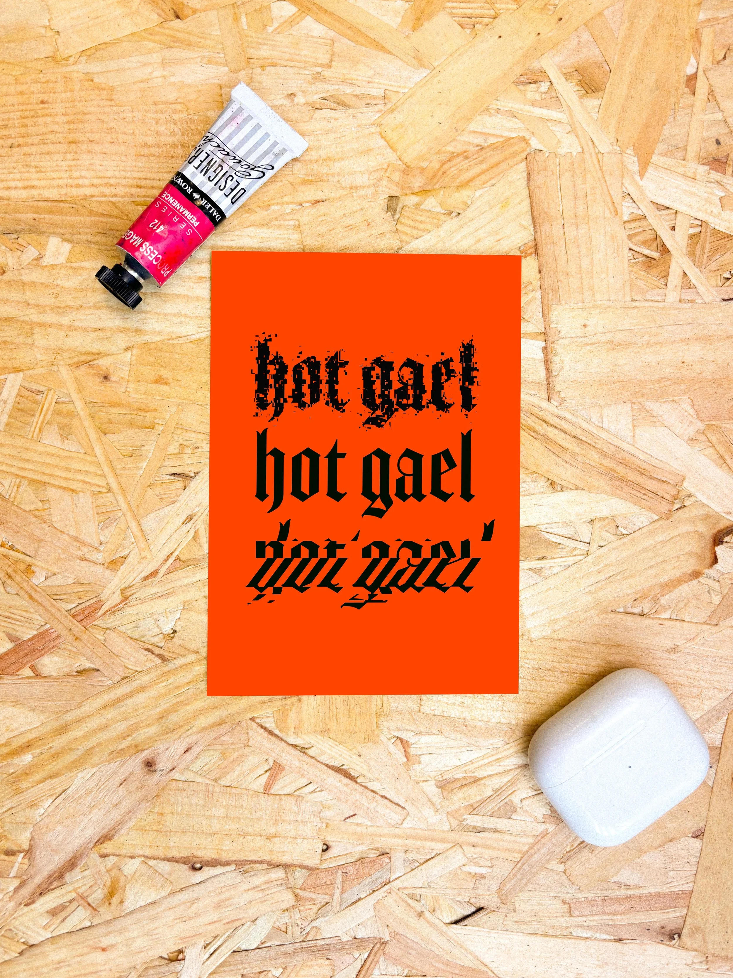 Hot Gael Postcard
