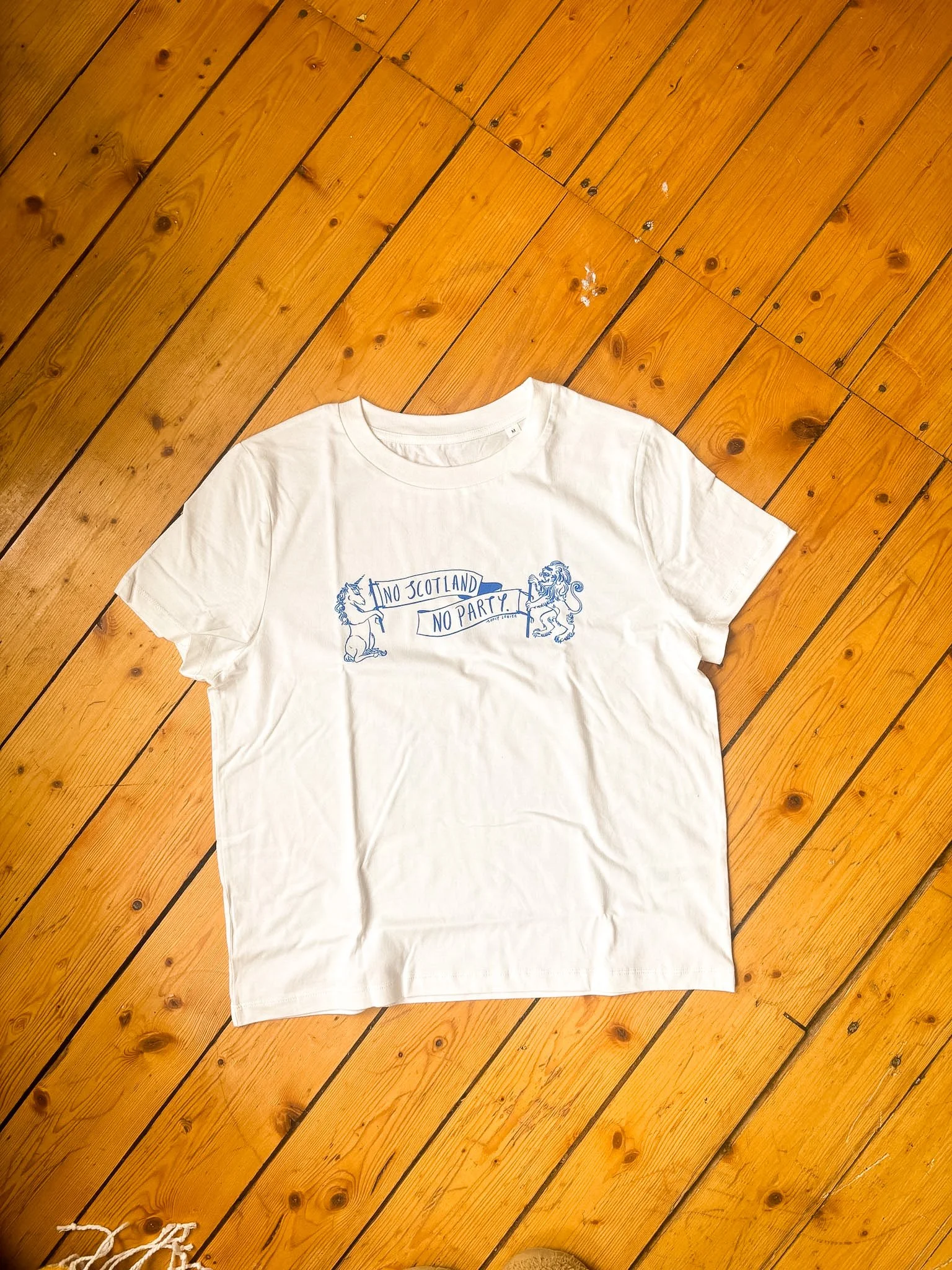 No Scot No party Boxy Tee)