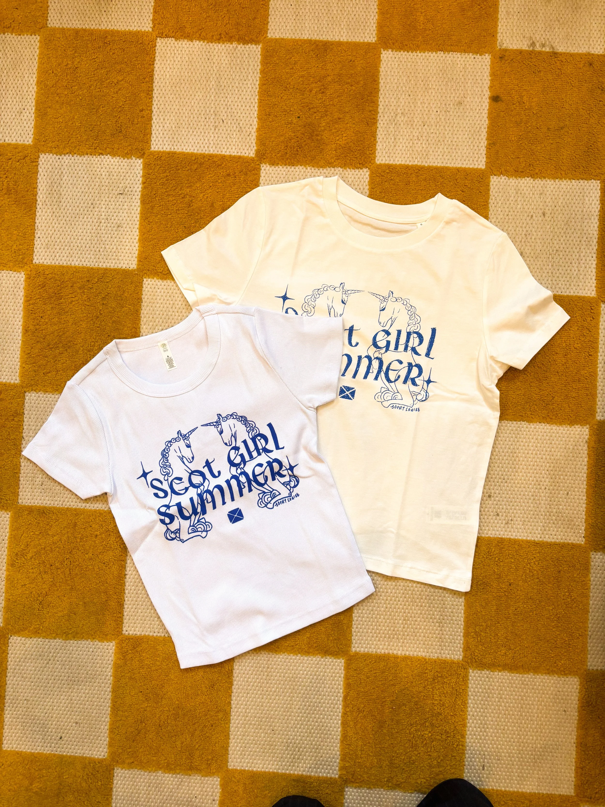 scot girl summer tee