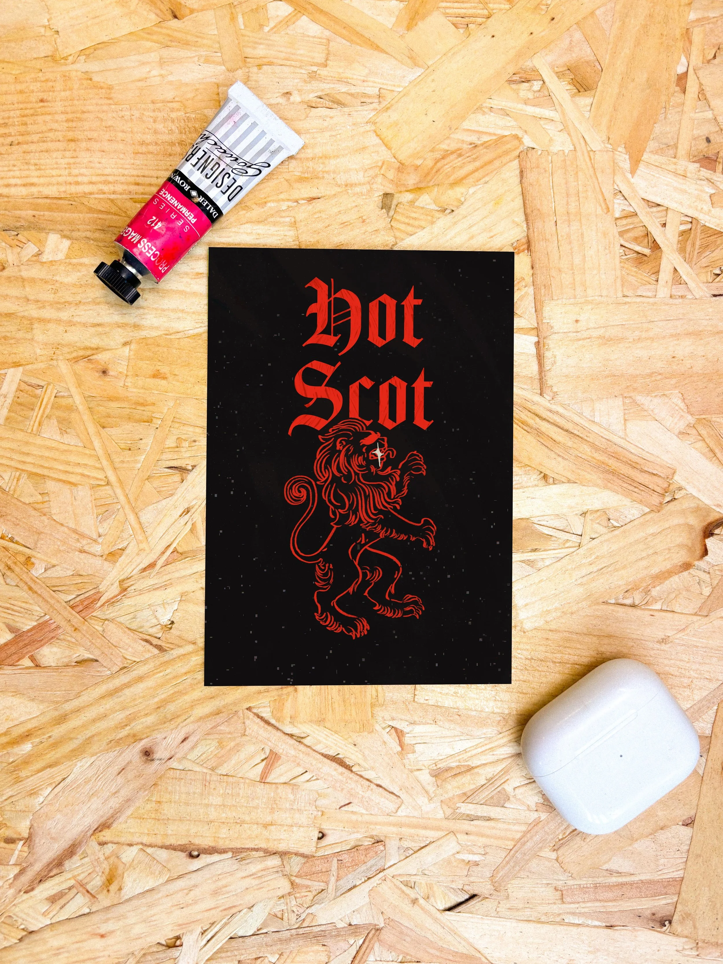 Hot Scot Postcard