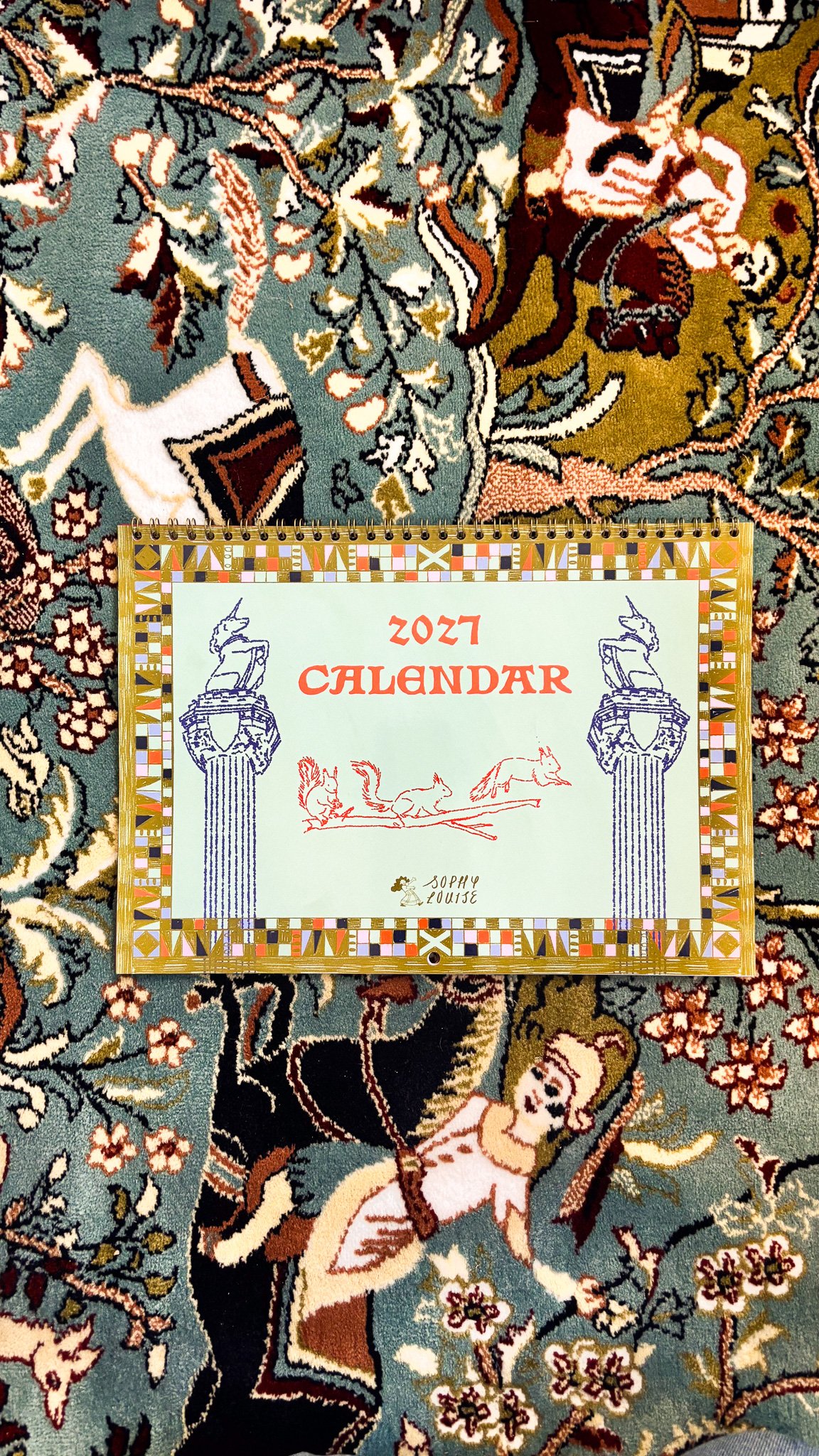 Sophy Louise 2027 A4 Calendar Landscape