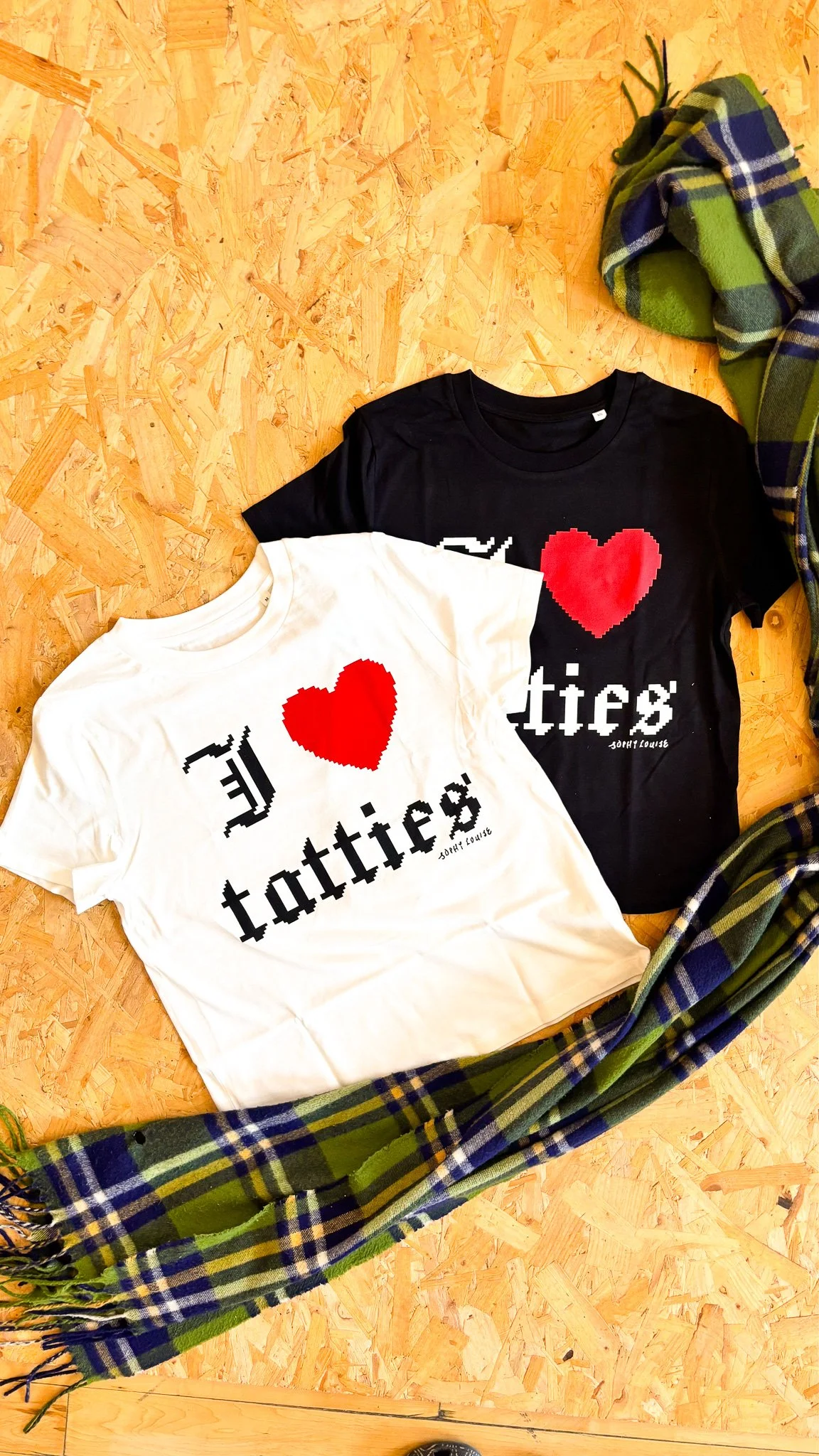 I Heart Tatties Womens Tee