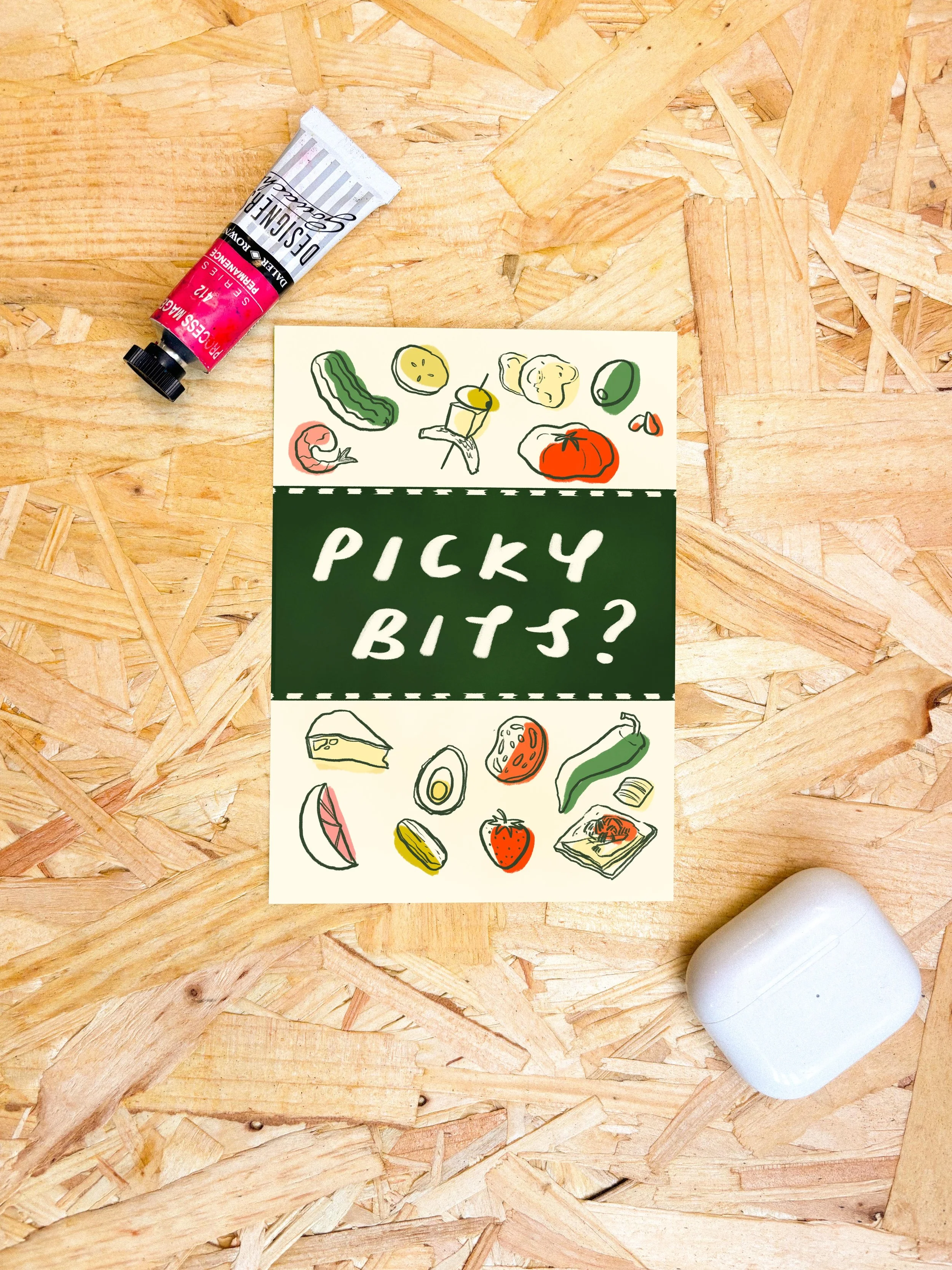 Picky Bits Postcard