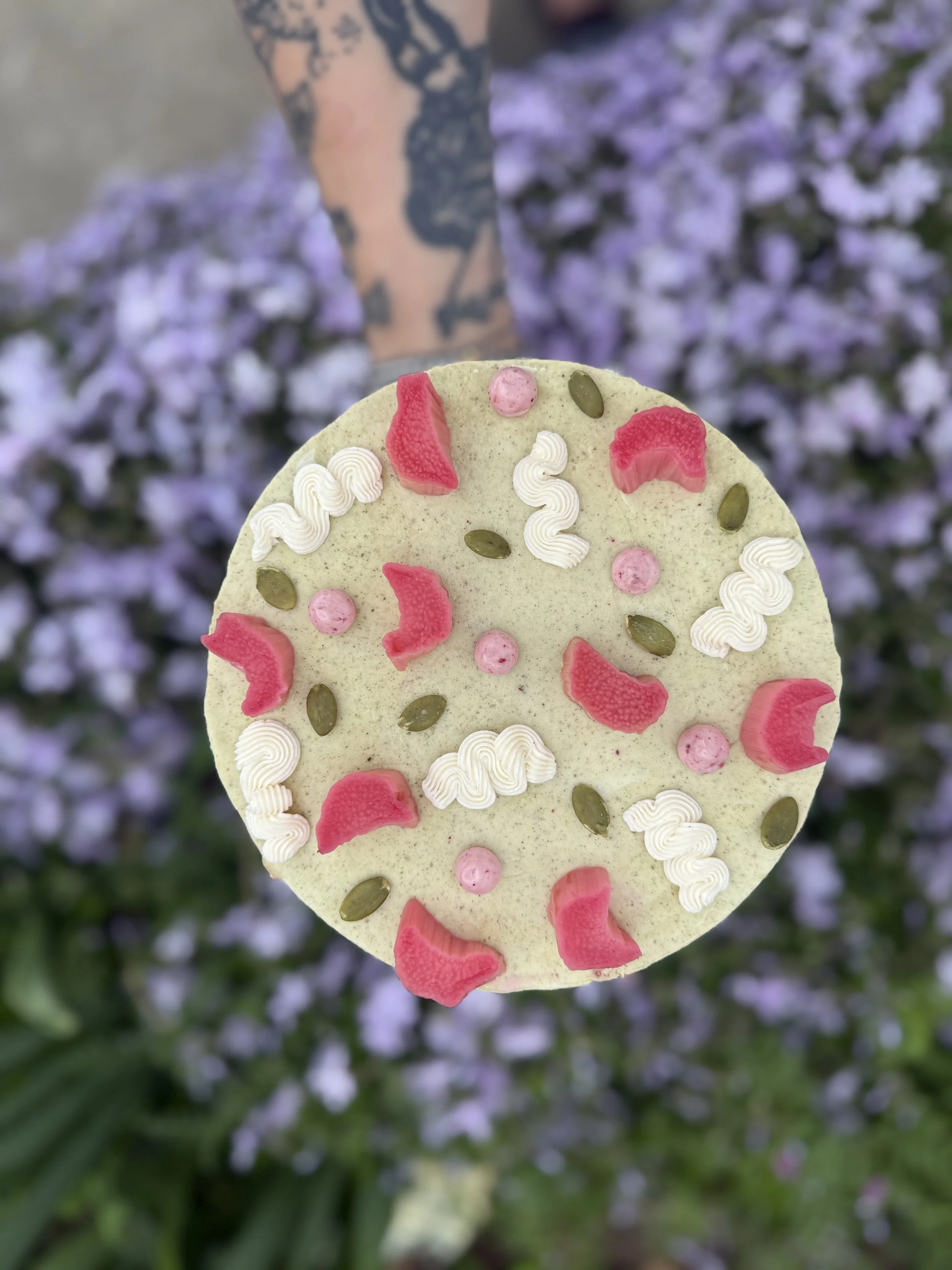 A custom cake by Chef Olivia Wilson / Olive Major based in Richmond, Virginia