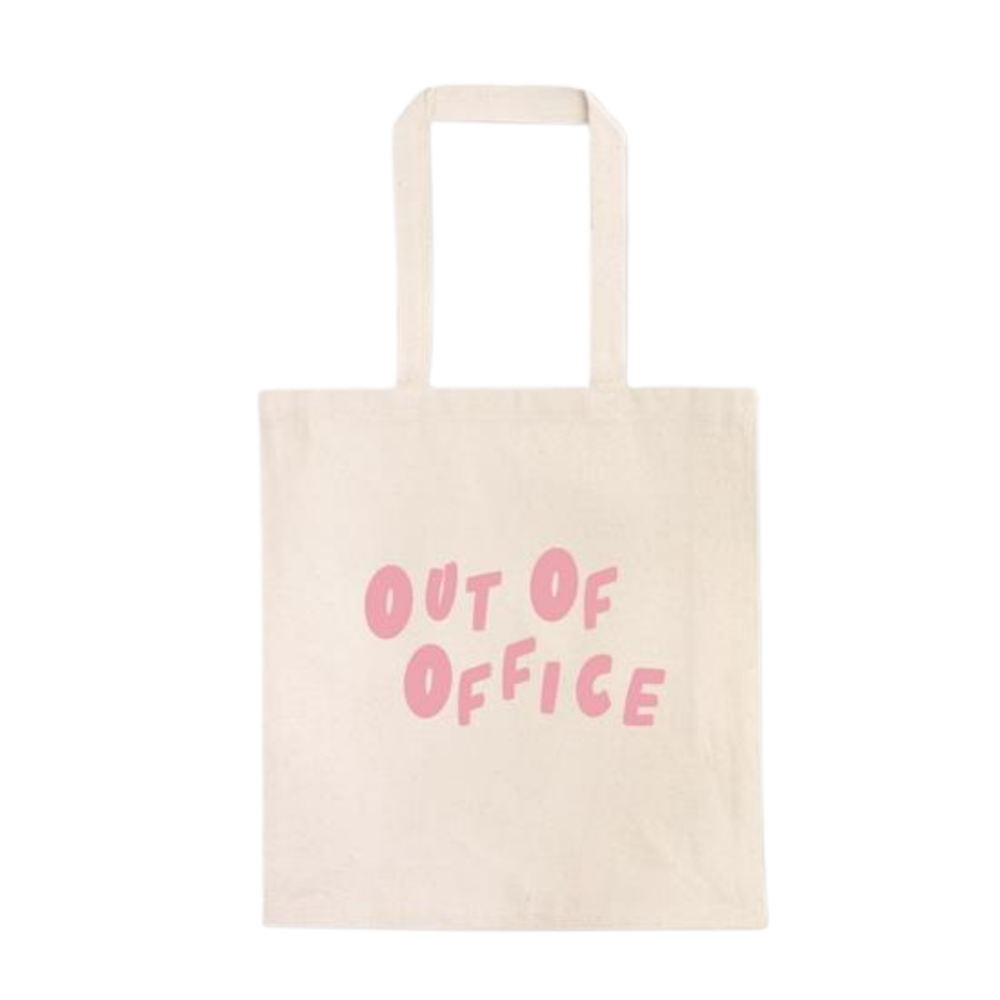 Canvas Tote - Pink - Out of Office