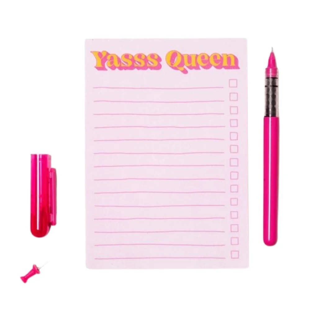 Yasss Queen A6 Notepad