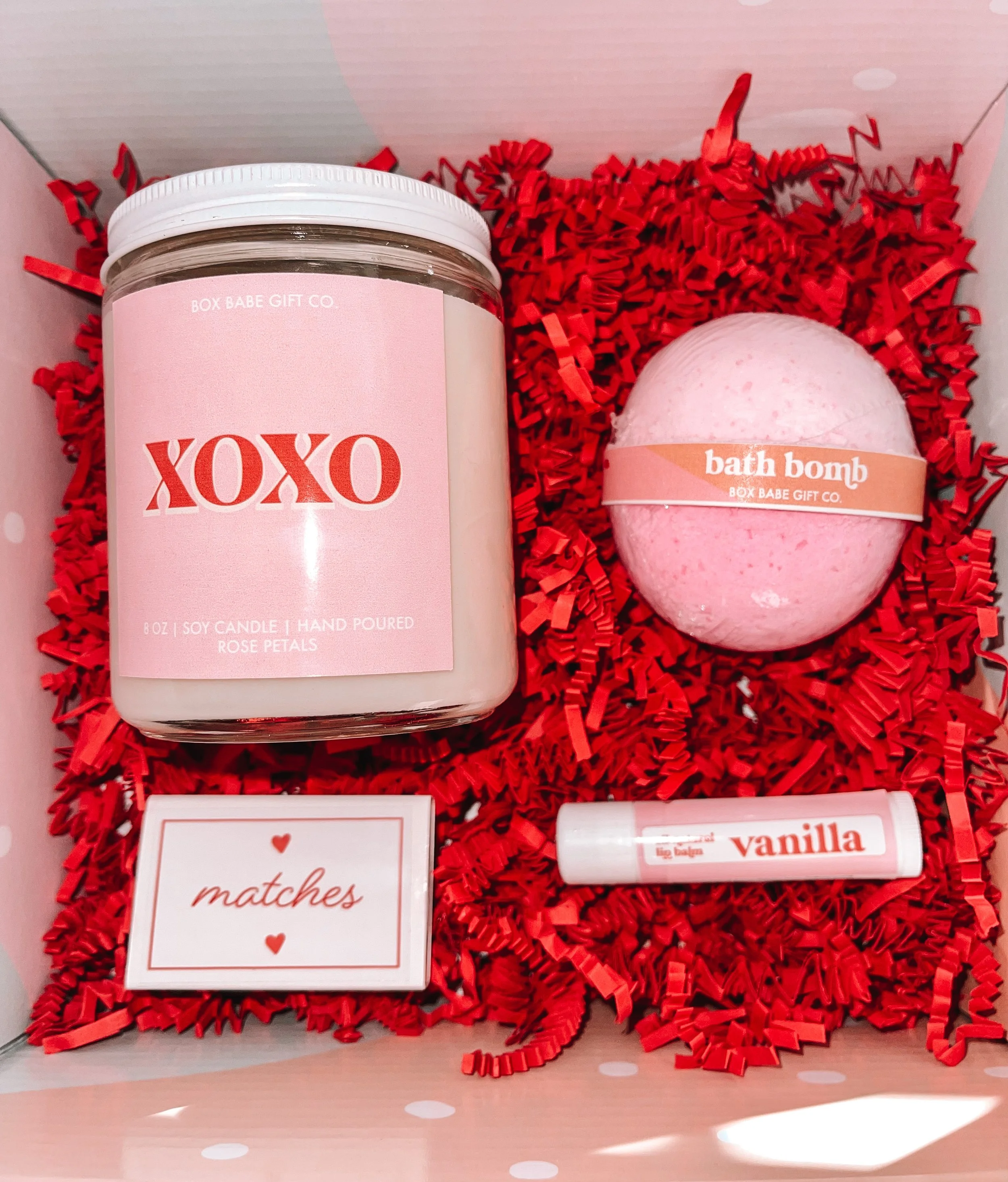 Valentine's Day XOXO Spa Gift Set Box