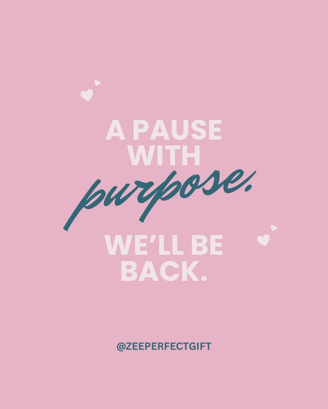A pause with purpose. 🩵🥹
ZPG returns 2026.

Thank you to everyone who&rsquo;s stayed connected during this quiet season.

Happy Holidays!
&rsquo;Tis the season for family, love, and gift giving 🎄❤️🎁 #zeeperfectgift