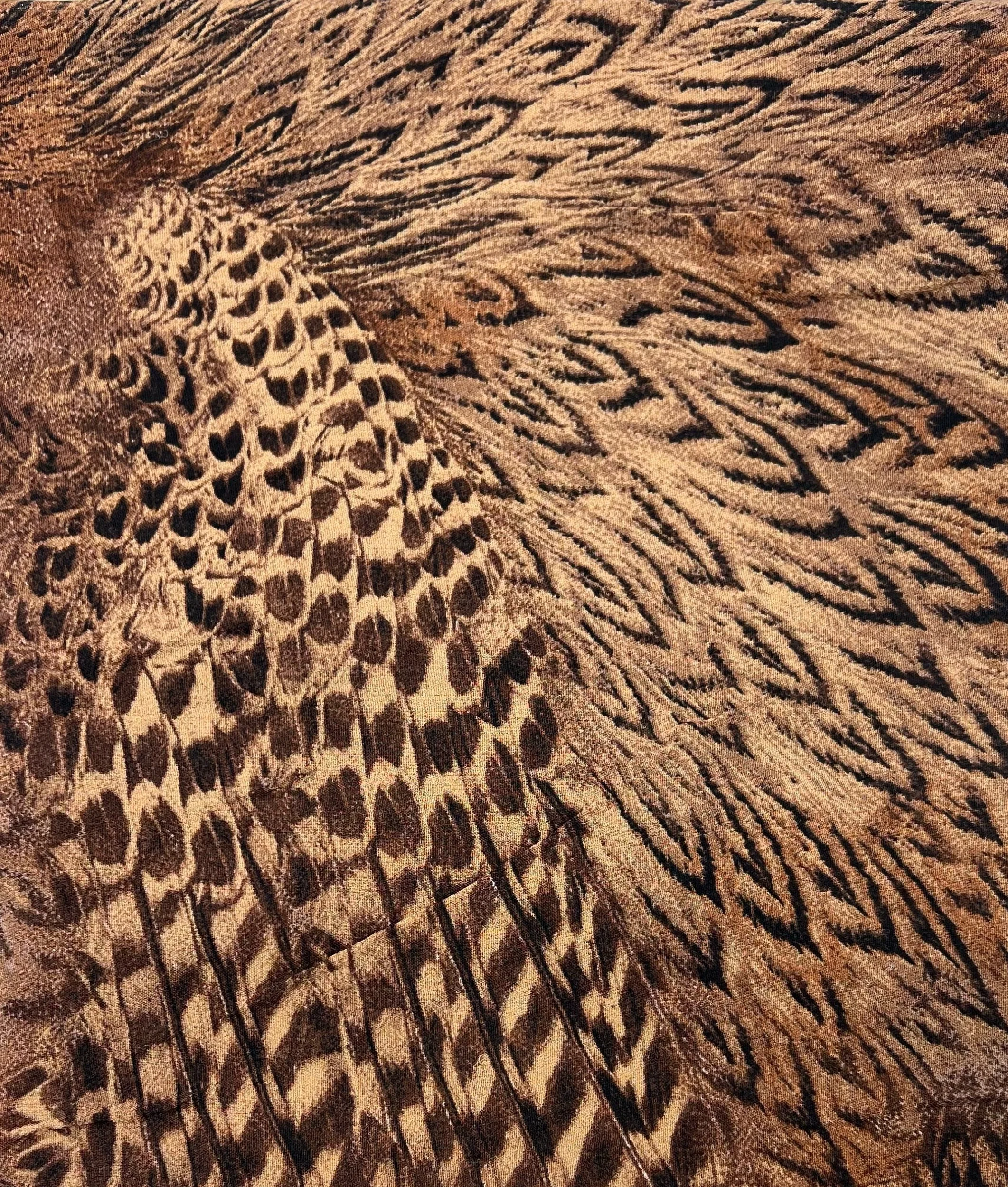 🐢 3yds Printed Drapey Crepe