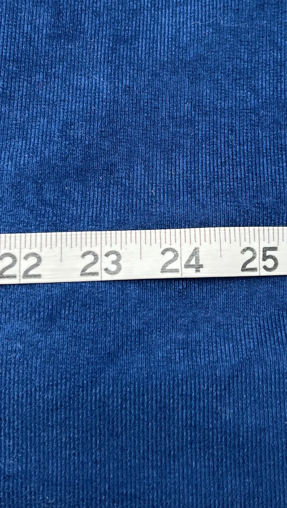 😎 7 1/2yds Deep Blue Velour Knit — Swanson's Fabrics