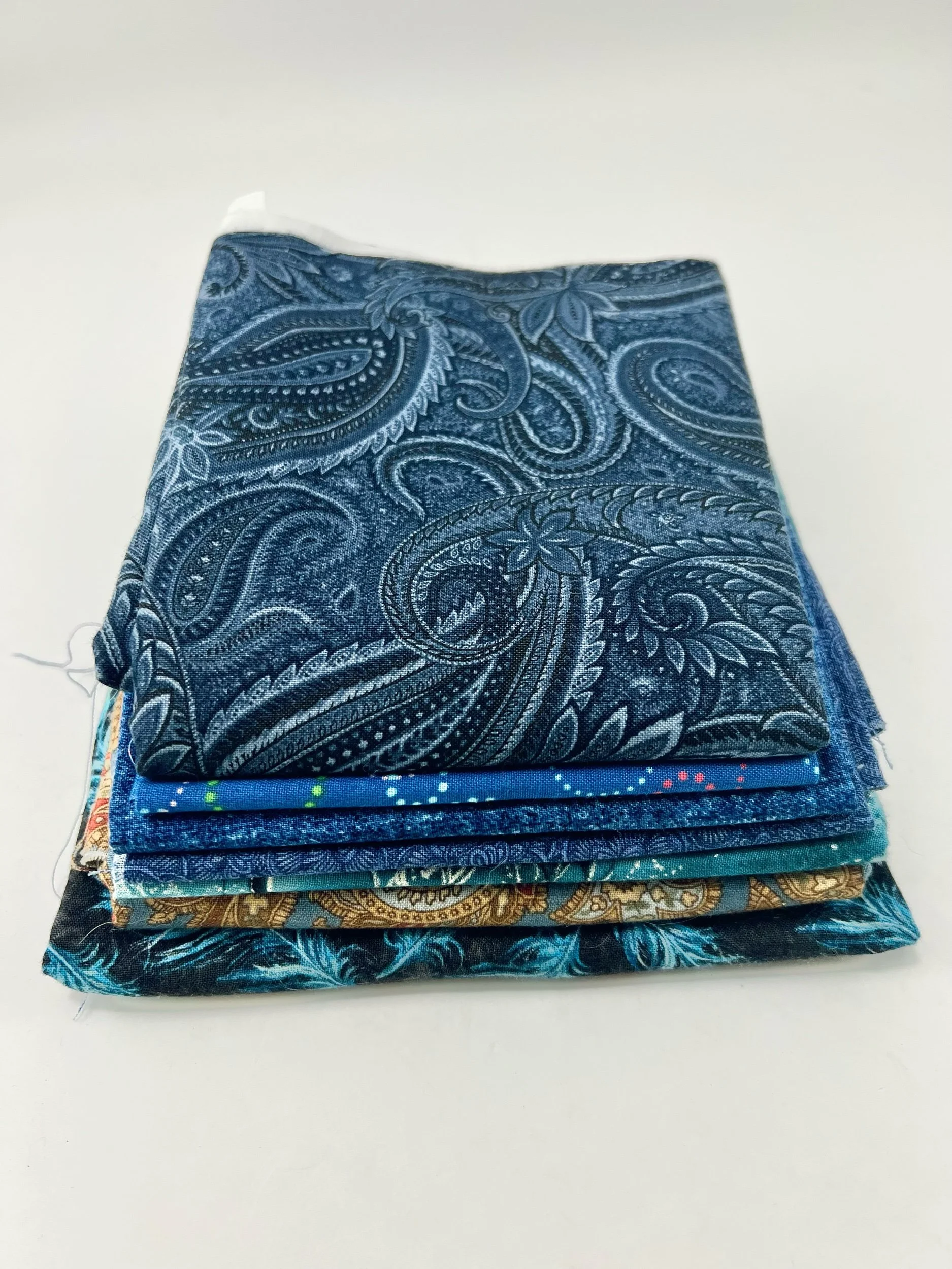 "You Blue Me Away" 1lb Quilting Cotton Bundle