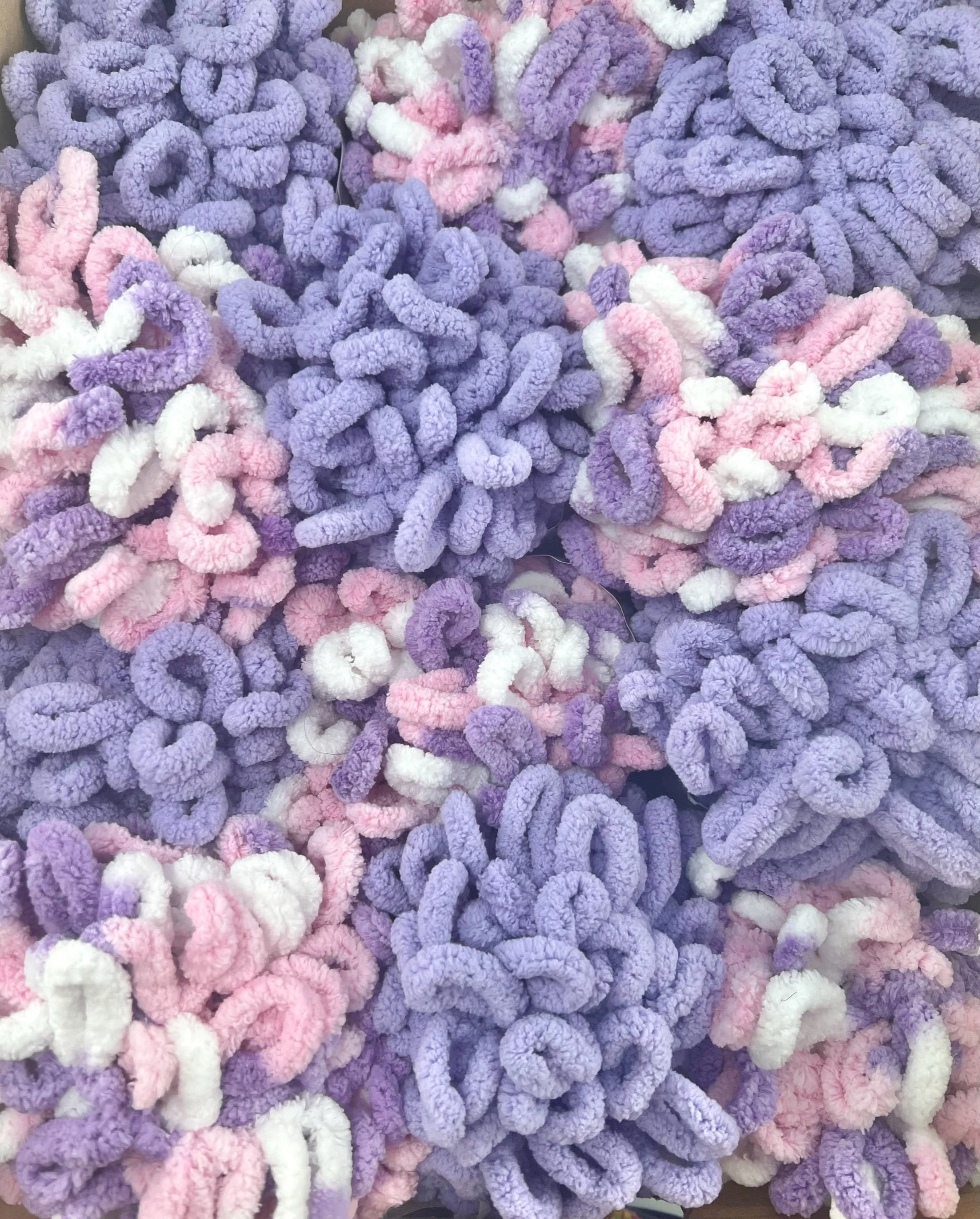 12 Skeins Red Heart Loop It Yarn