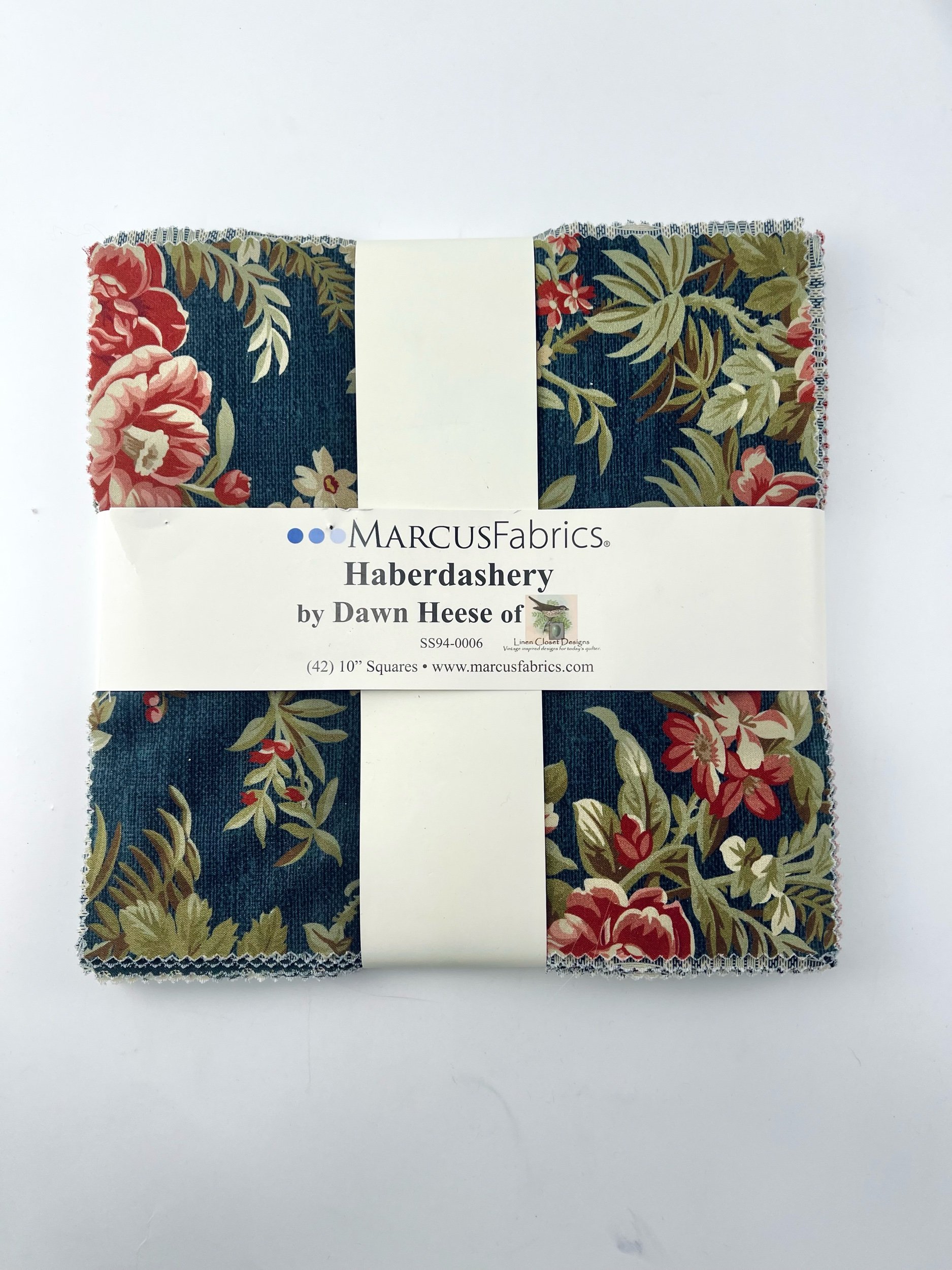 "Haberdashery" 10" Marcus Fabrics Precuts Collection