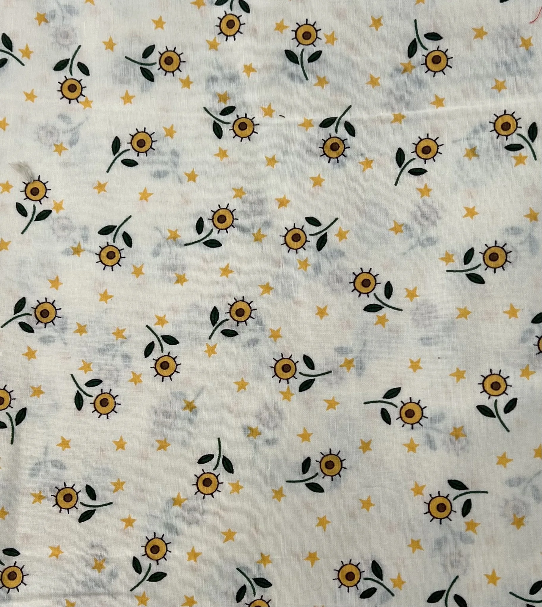 🐐 2yds Sunflower Quilting Cotton