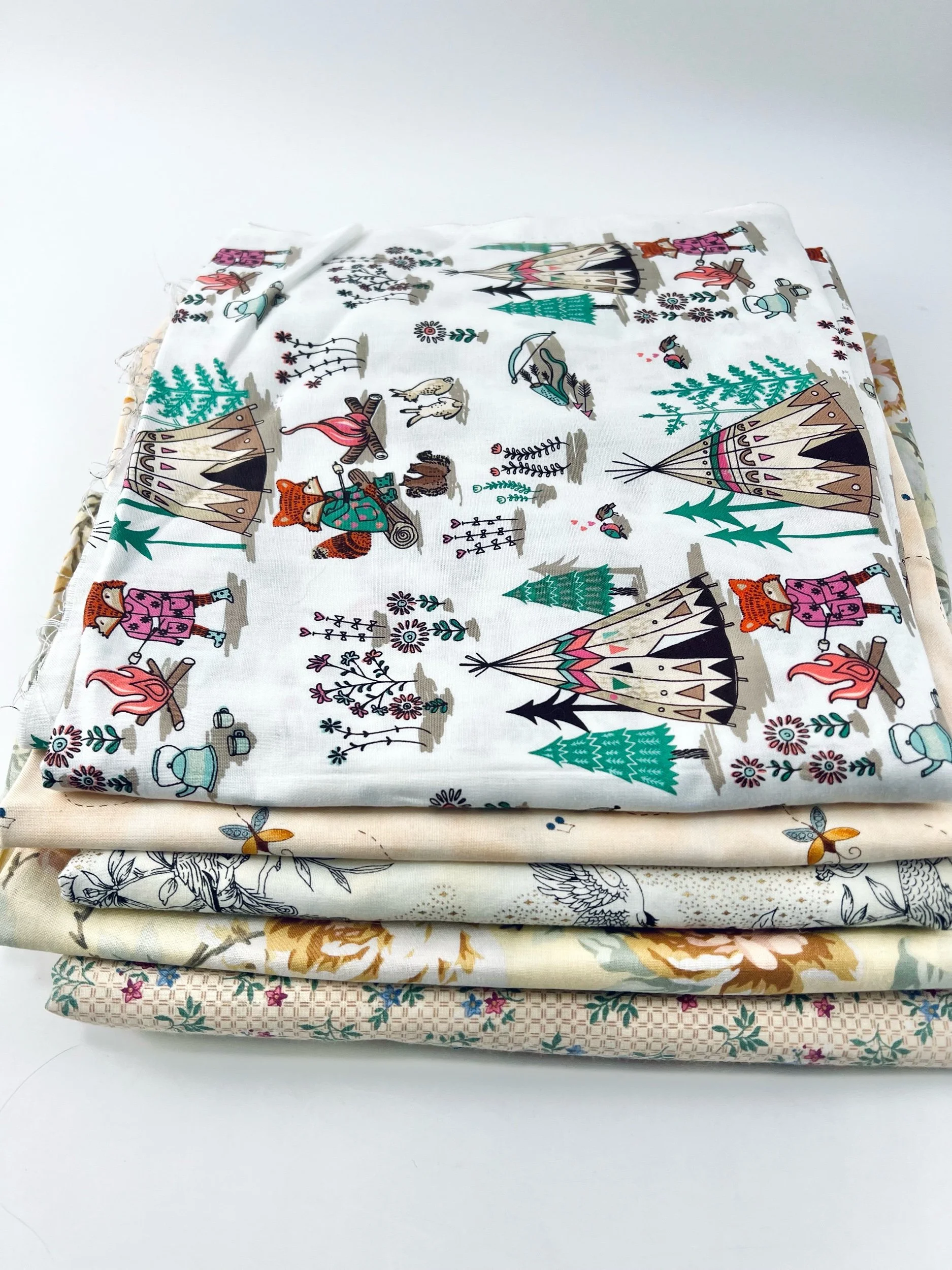 "Glamping" 2.7lb 1+yd Quilting Cotton Bundle