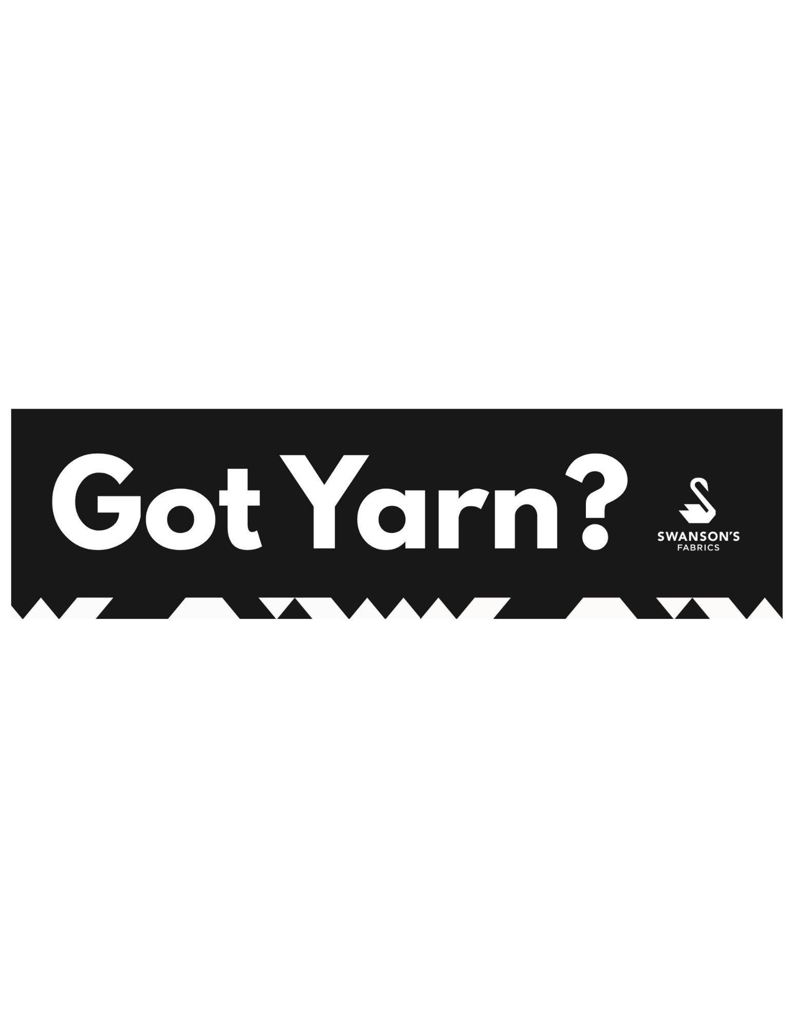 "Got Yarn?" Bumper Sticker