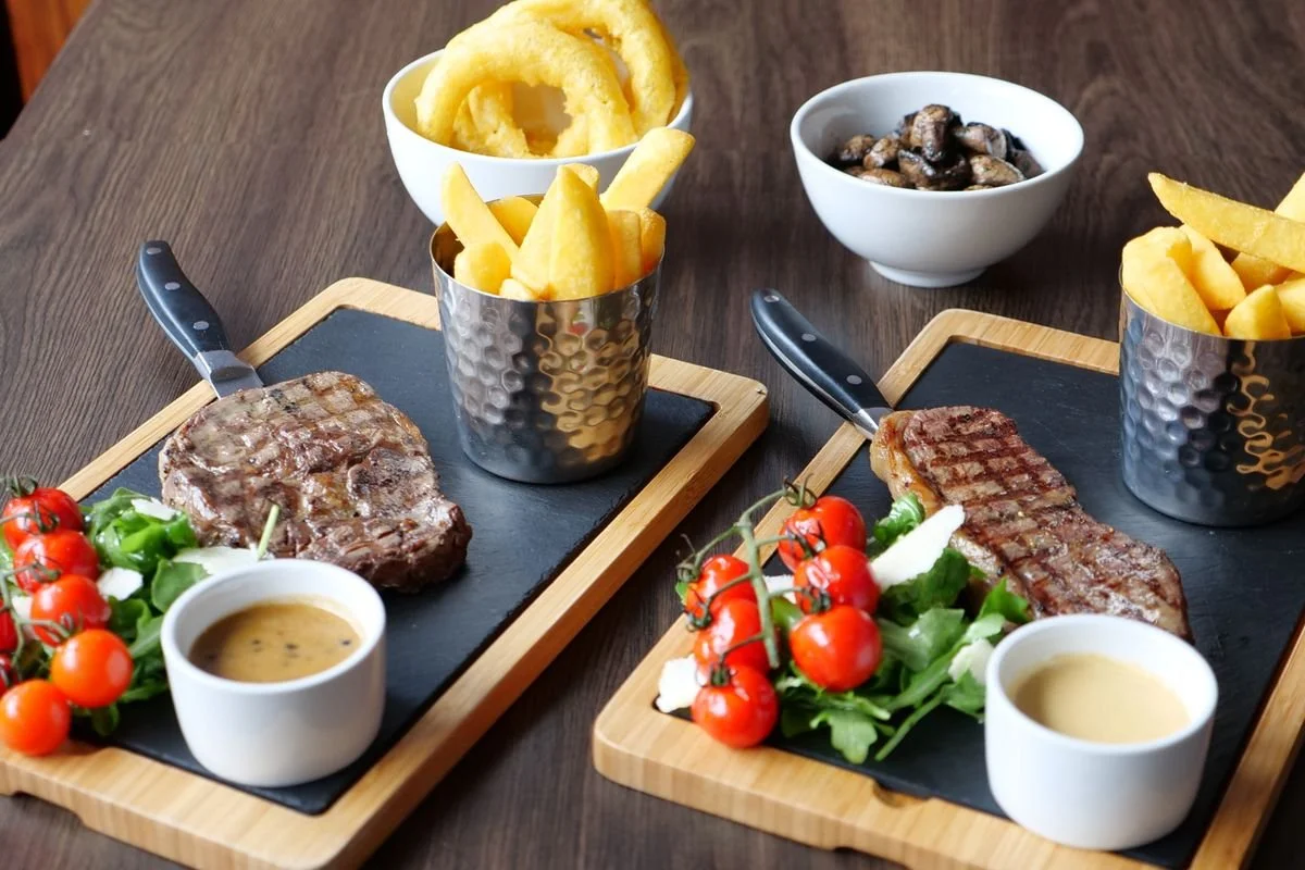 Steak, Seafood and Wine for Two