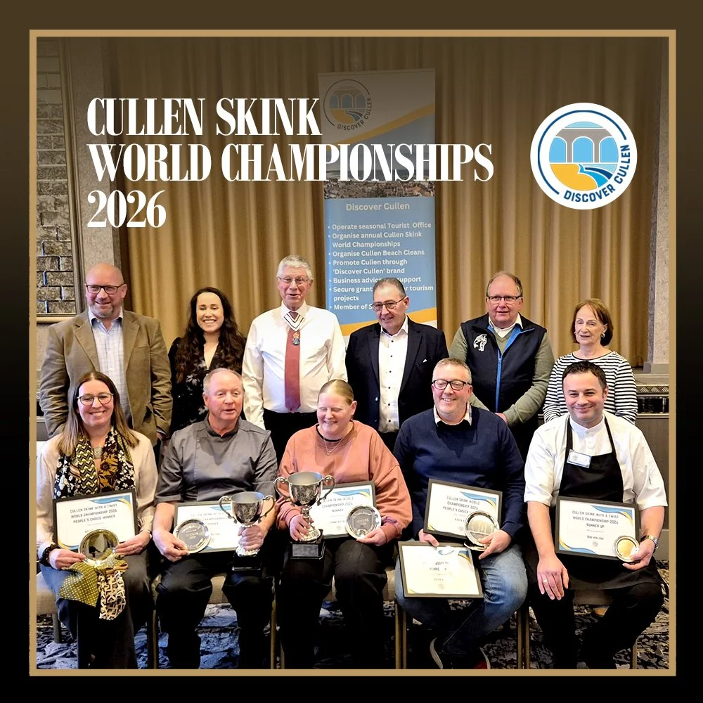 Our Head Chef Dom, recognised at Cullen Skink World Championships 2026