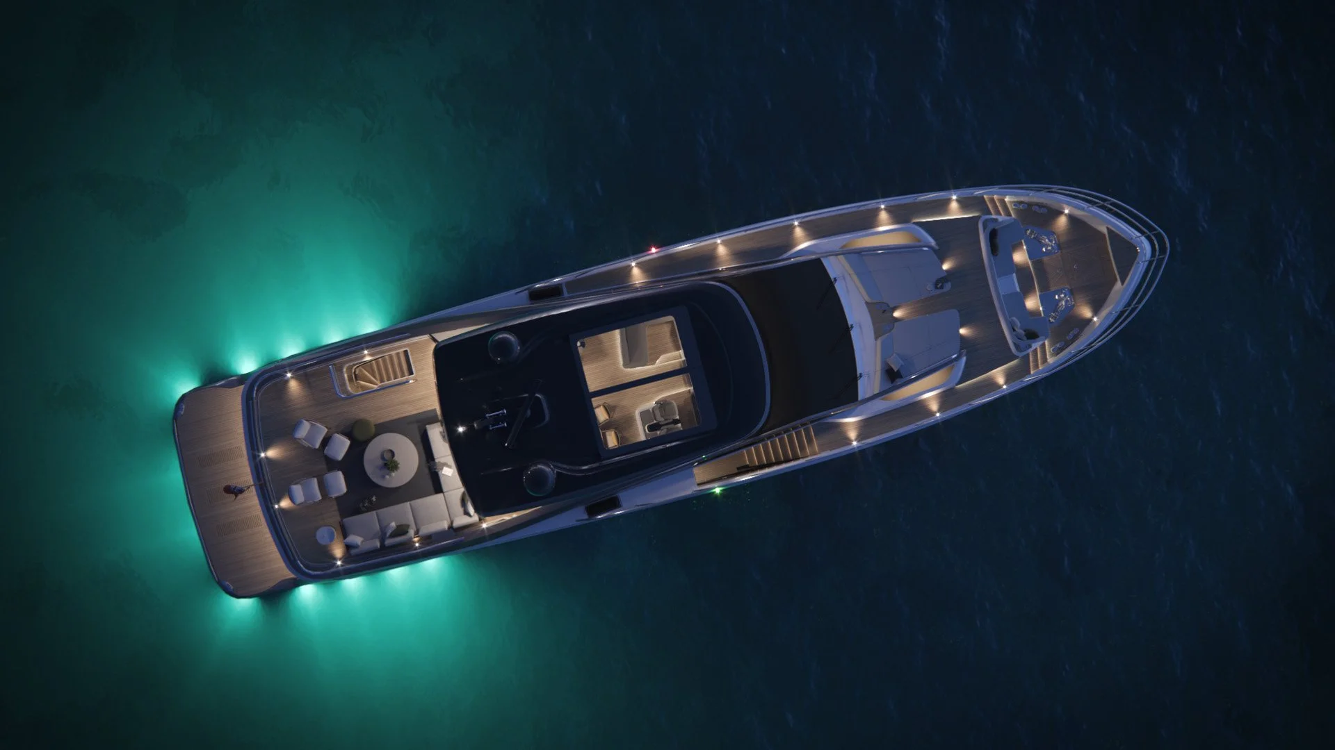3D Visualisation - CGI of yacht exterior © Arcmedia Limited