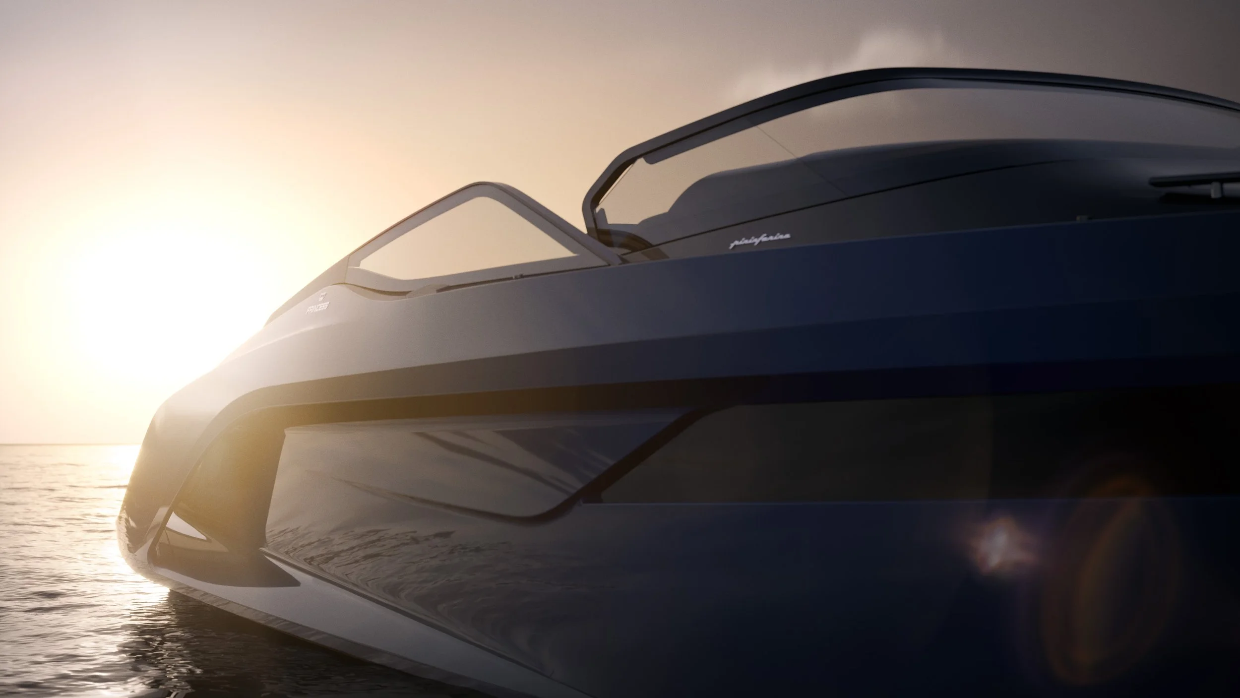 3D Visualisation - CGI of yacht exterior © Arcmedia Limited