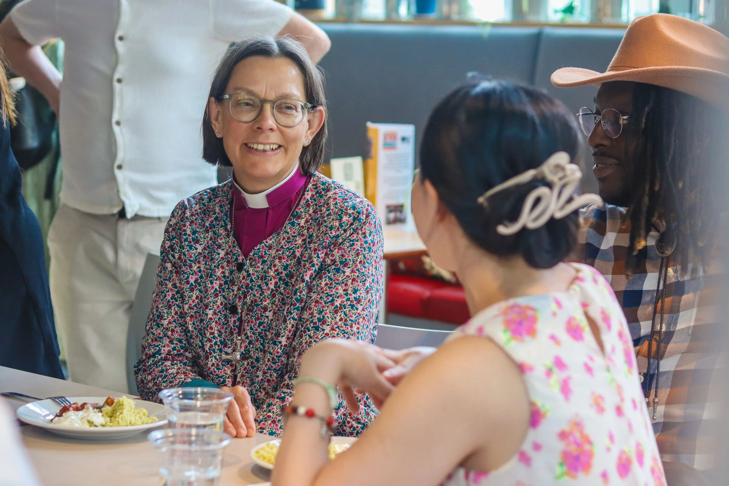 Bishop Helen-Ann Hartley at Seven Bridges Café