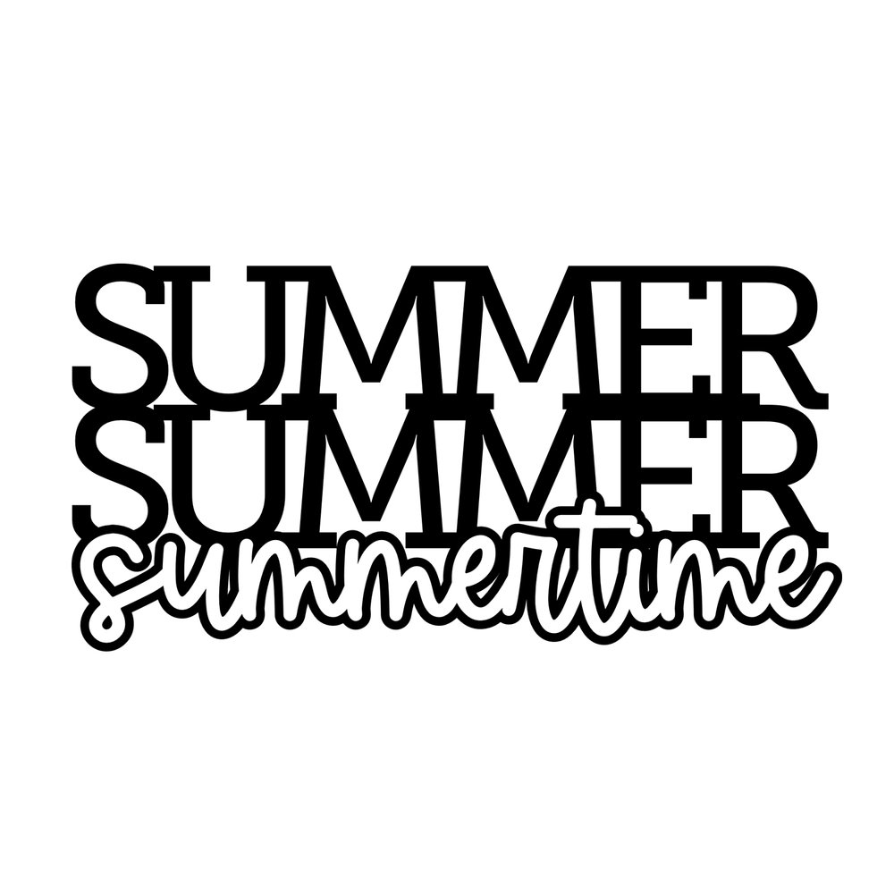 Summer Time Illustration - Design Cuts