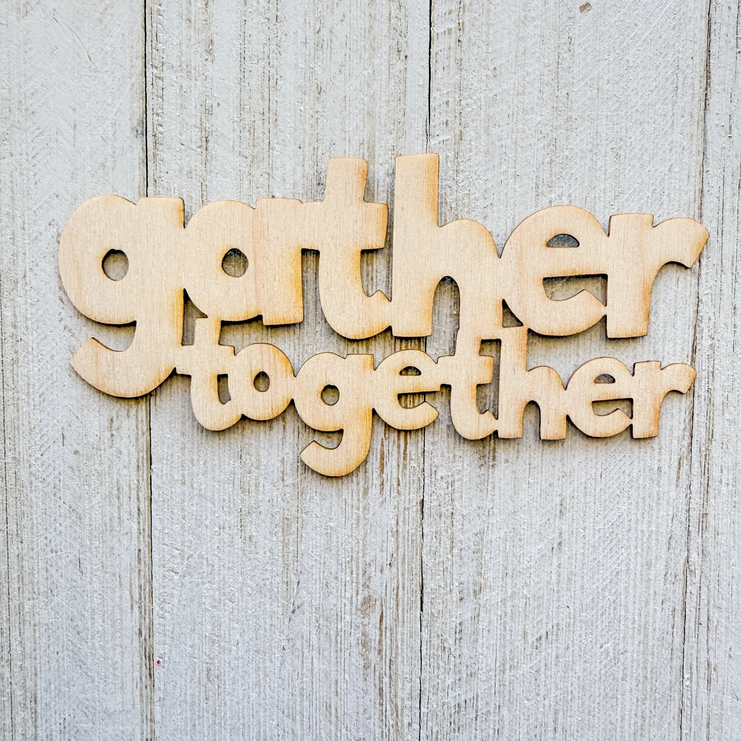 Wood Veneer - Gather Together