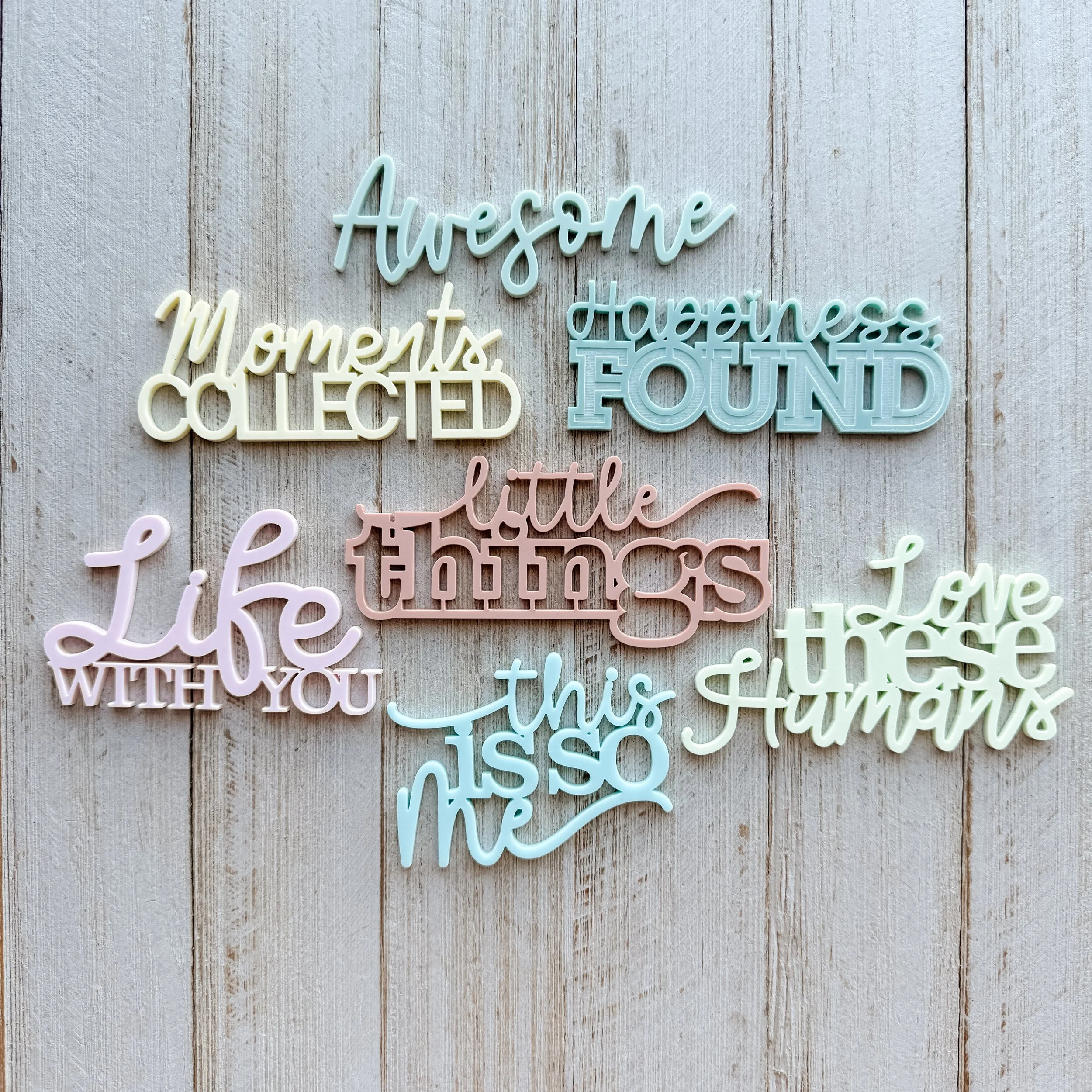 February Acrylic Kit