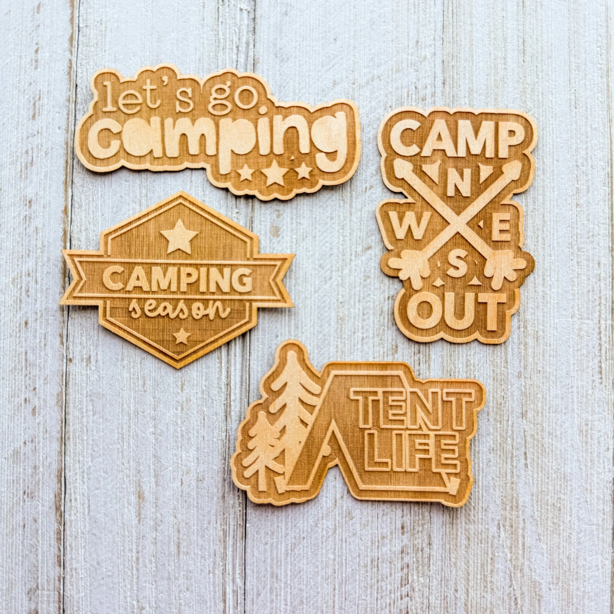 Wood Veneer - Let's Go Camping