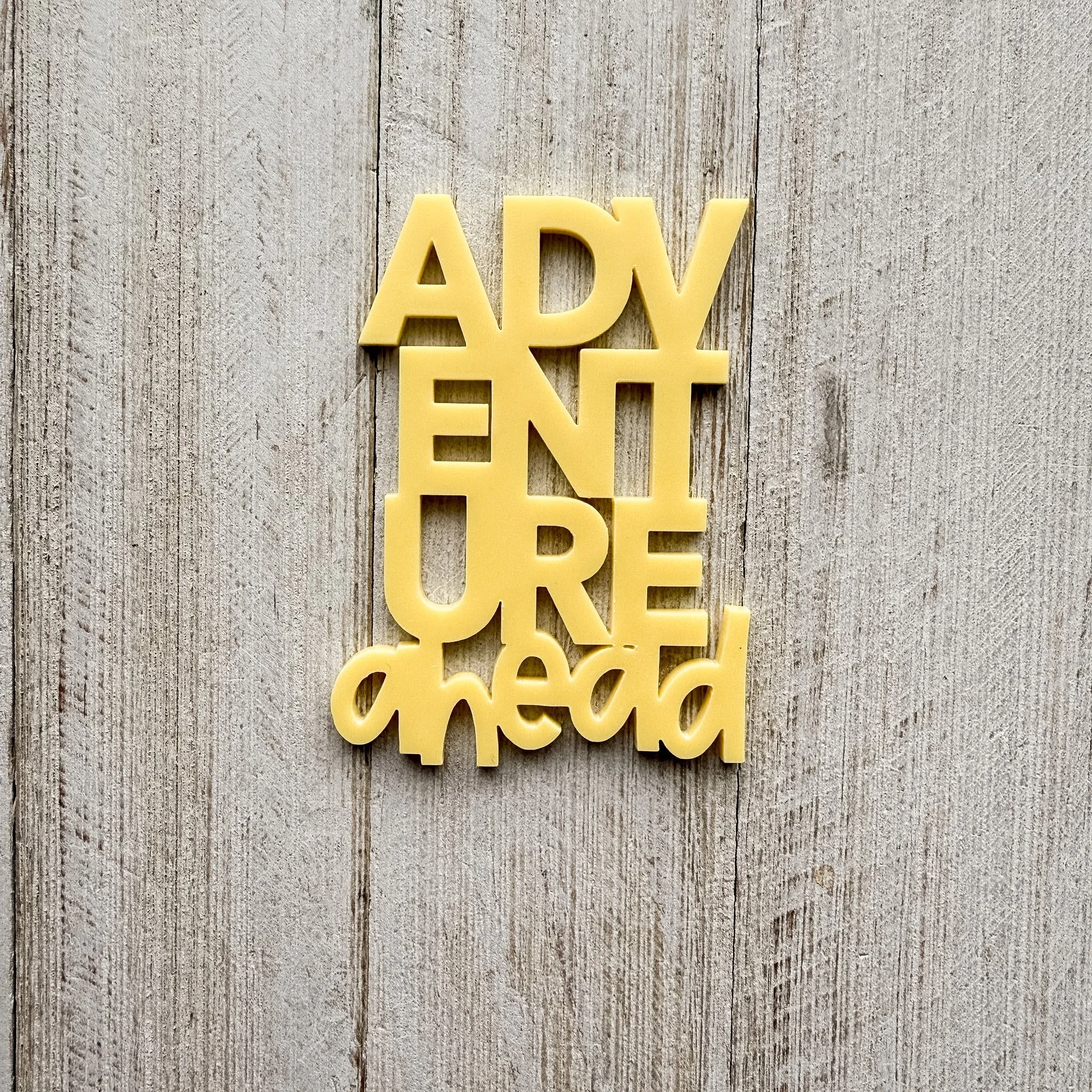 Yellow - Adventure Ahead