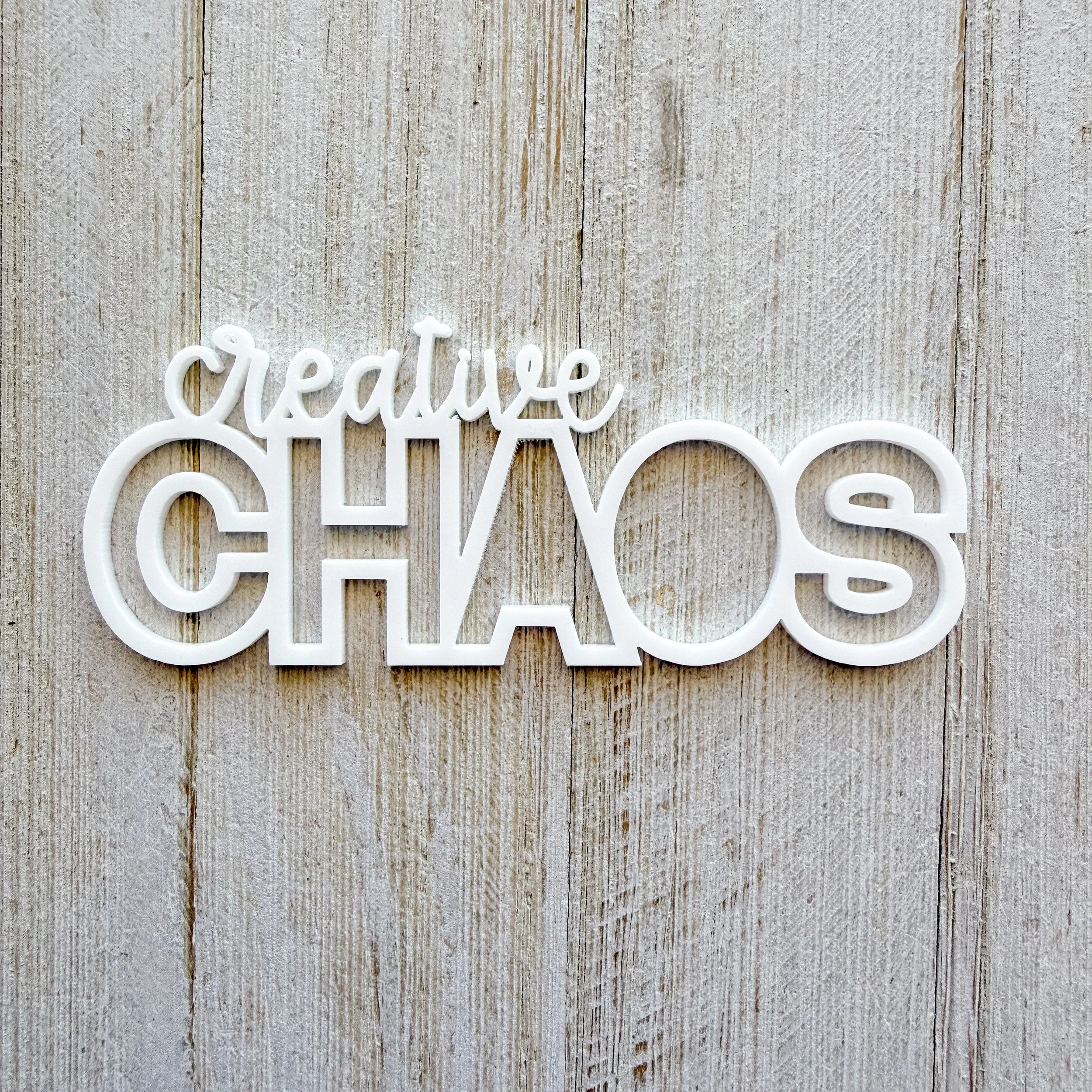 White - Creative Chaos