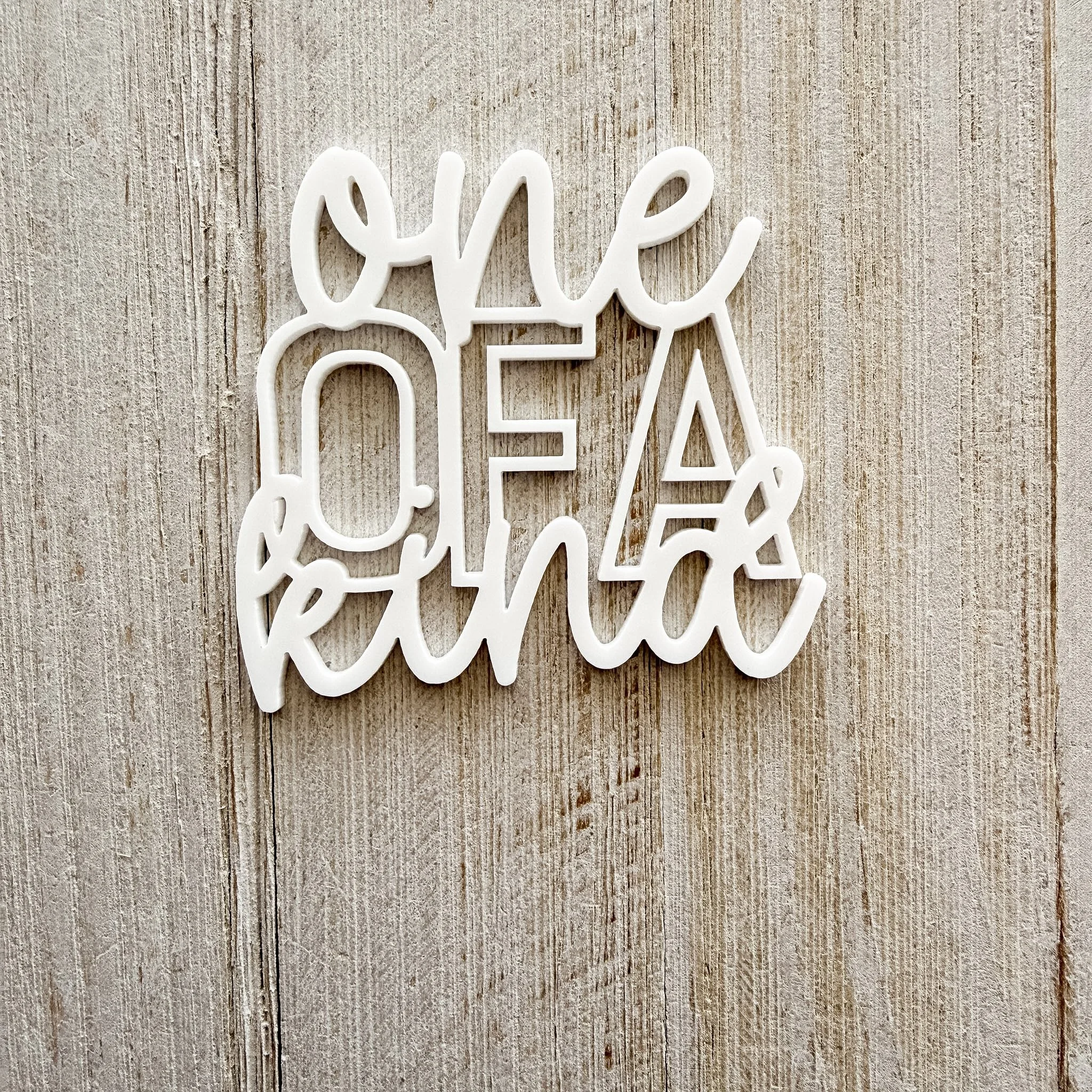 White  - One of a Kind