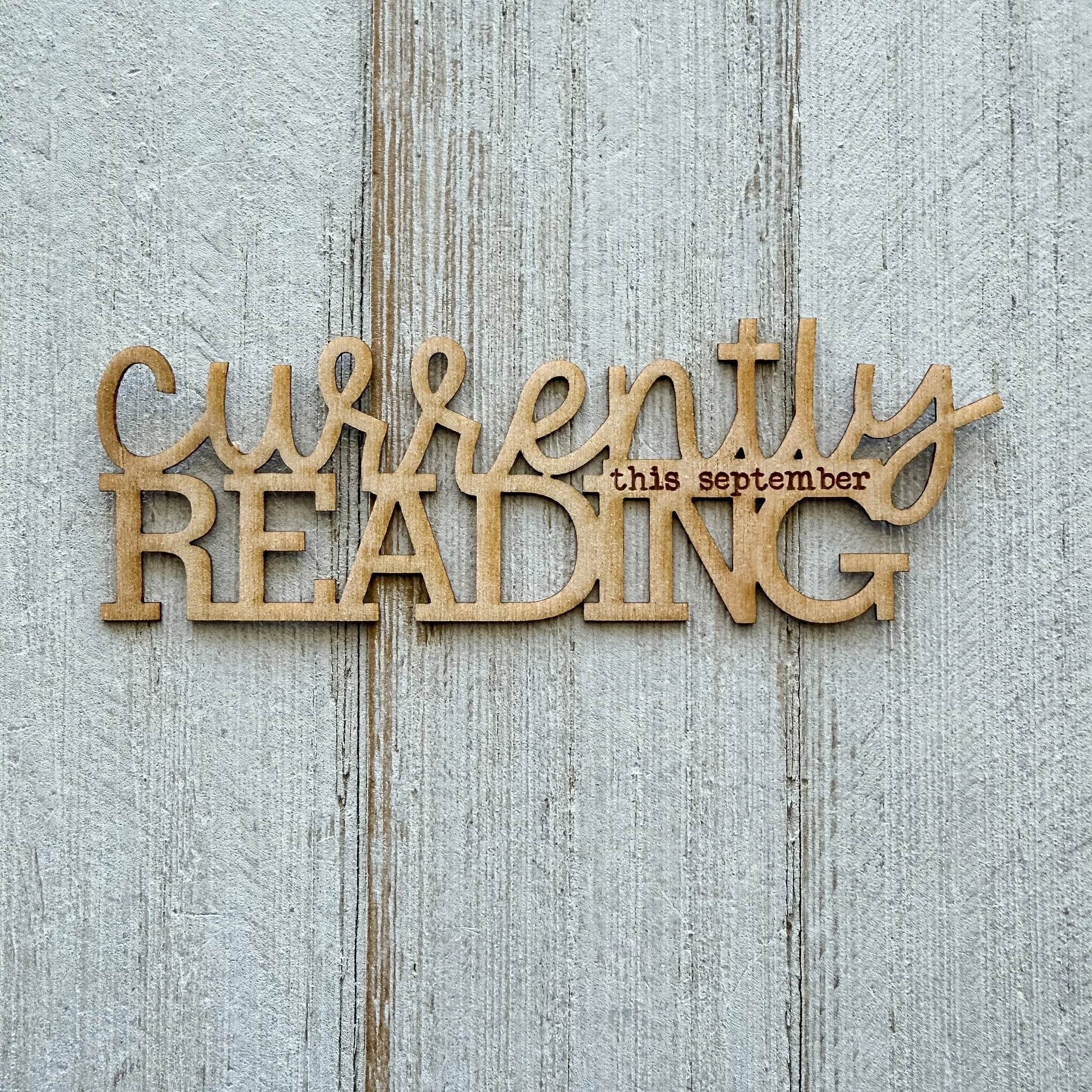 Wood Veneer - Currently Reading September